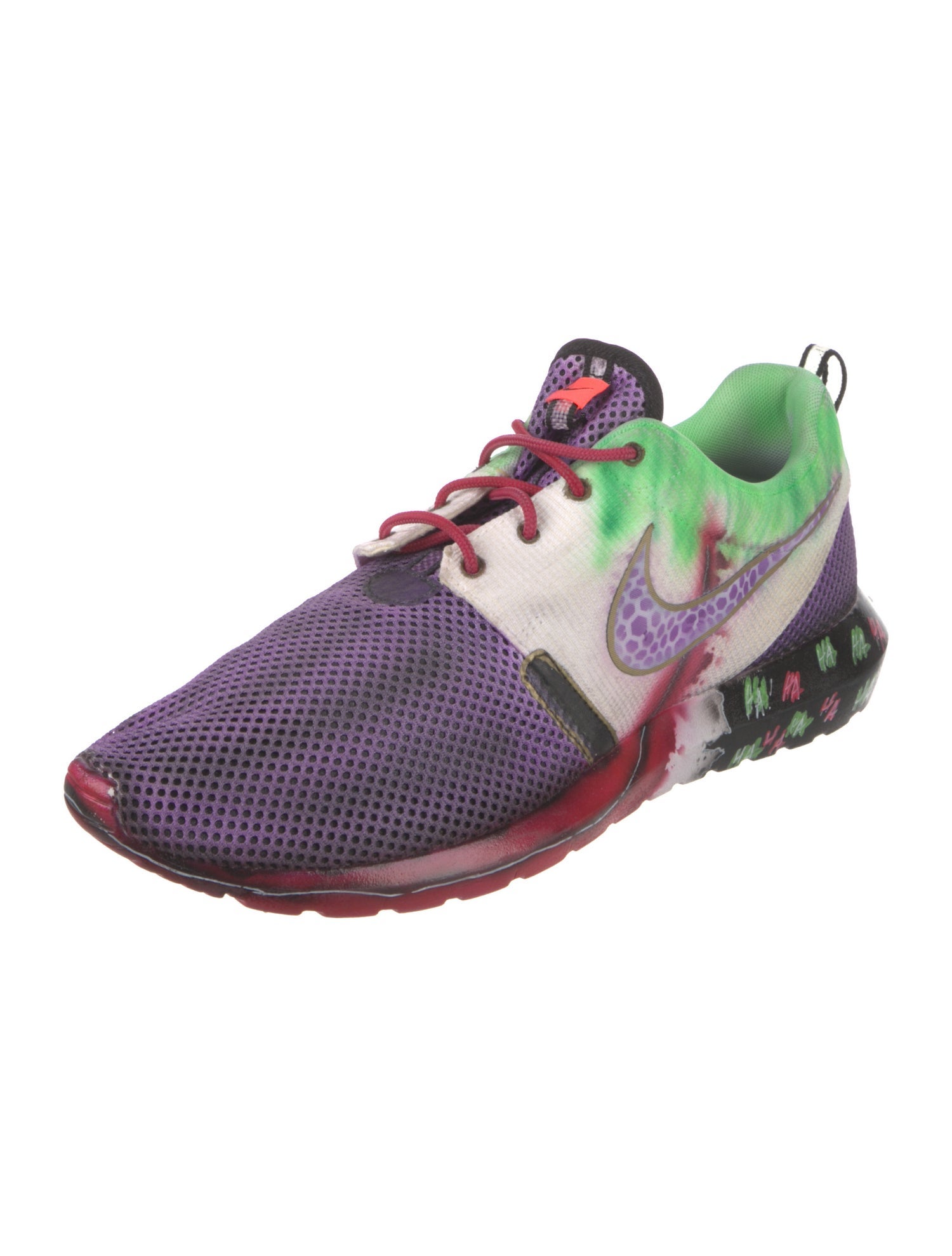 Nike Mesh Colorblock Pattern Athletic Sneakers