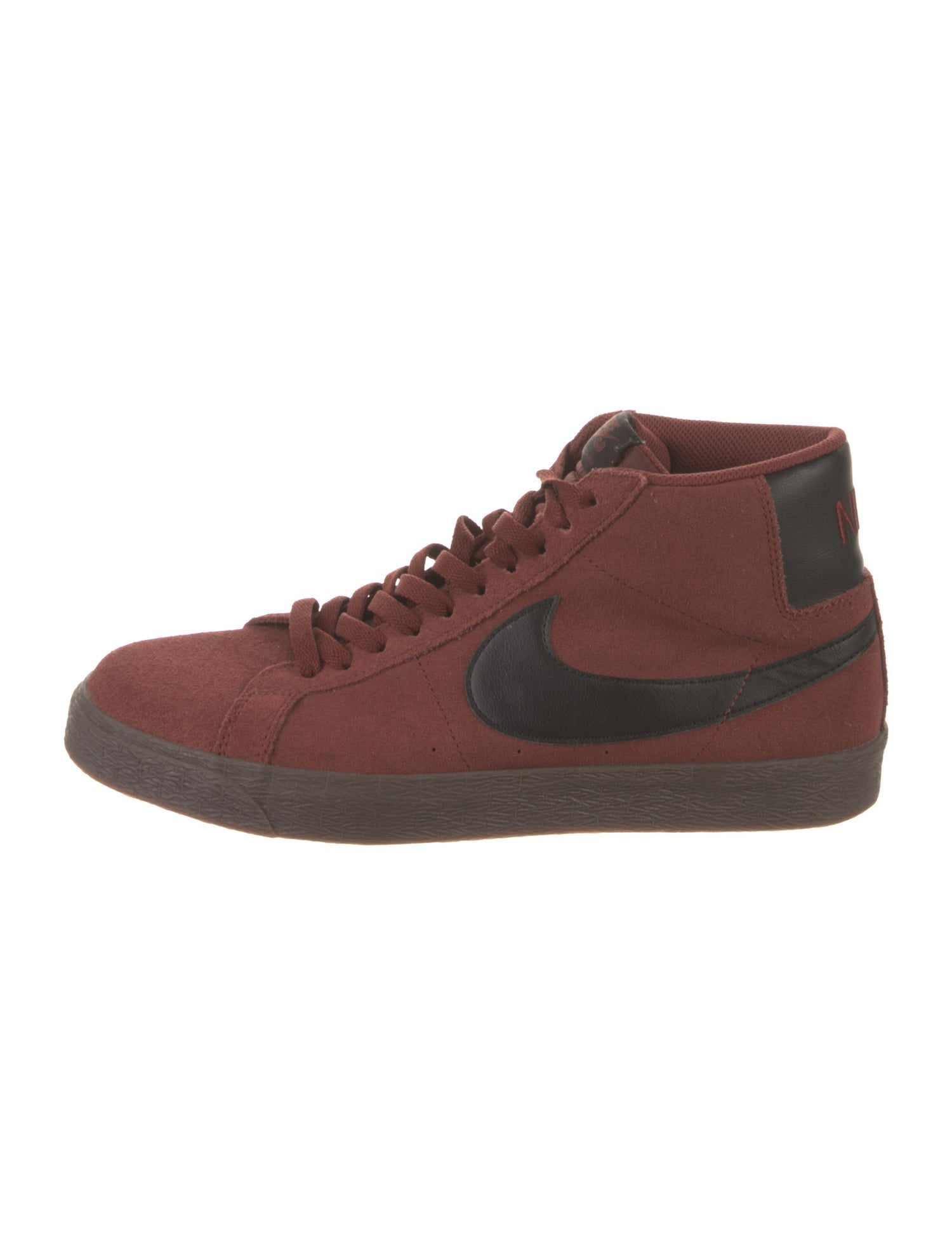 Nike Suede Leather Trim Embellishment Sneakers