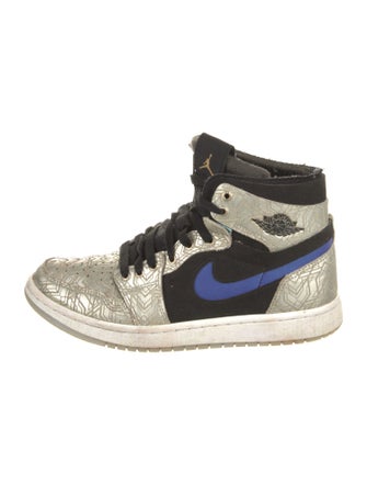 Nike Leather Colorblock Pattern Sneakers