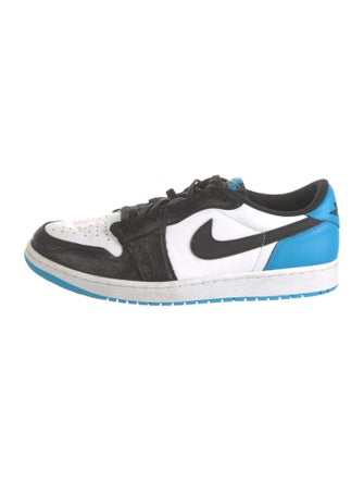 Nike Leather Colorblock Pattern Athletic Sneakers