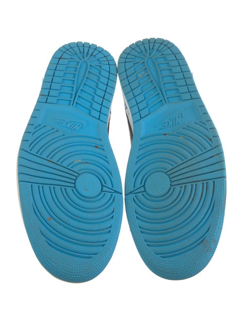 Nike Leather Colorblock Pattern Athletic Sneakers