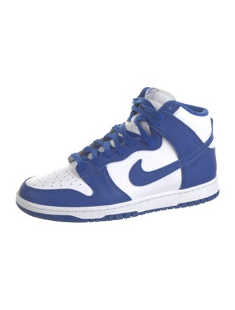 Nike Leather Colorblock Pattern Sneakers