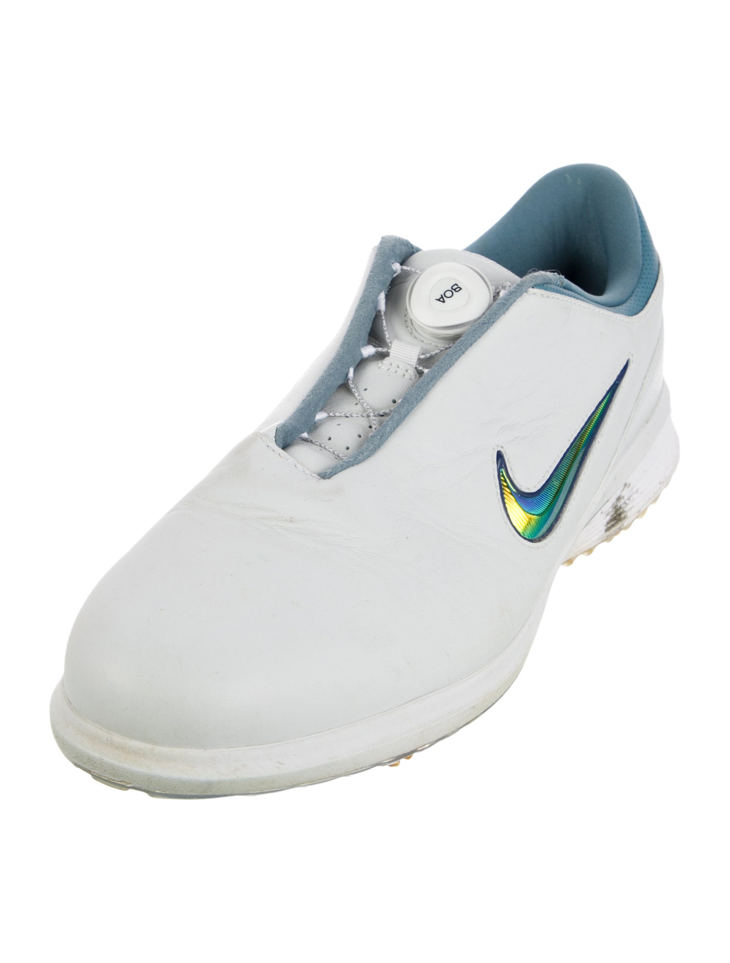 Nike Leather Graphic Print Athletic Sneakers