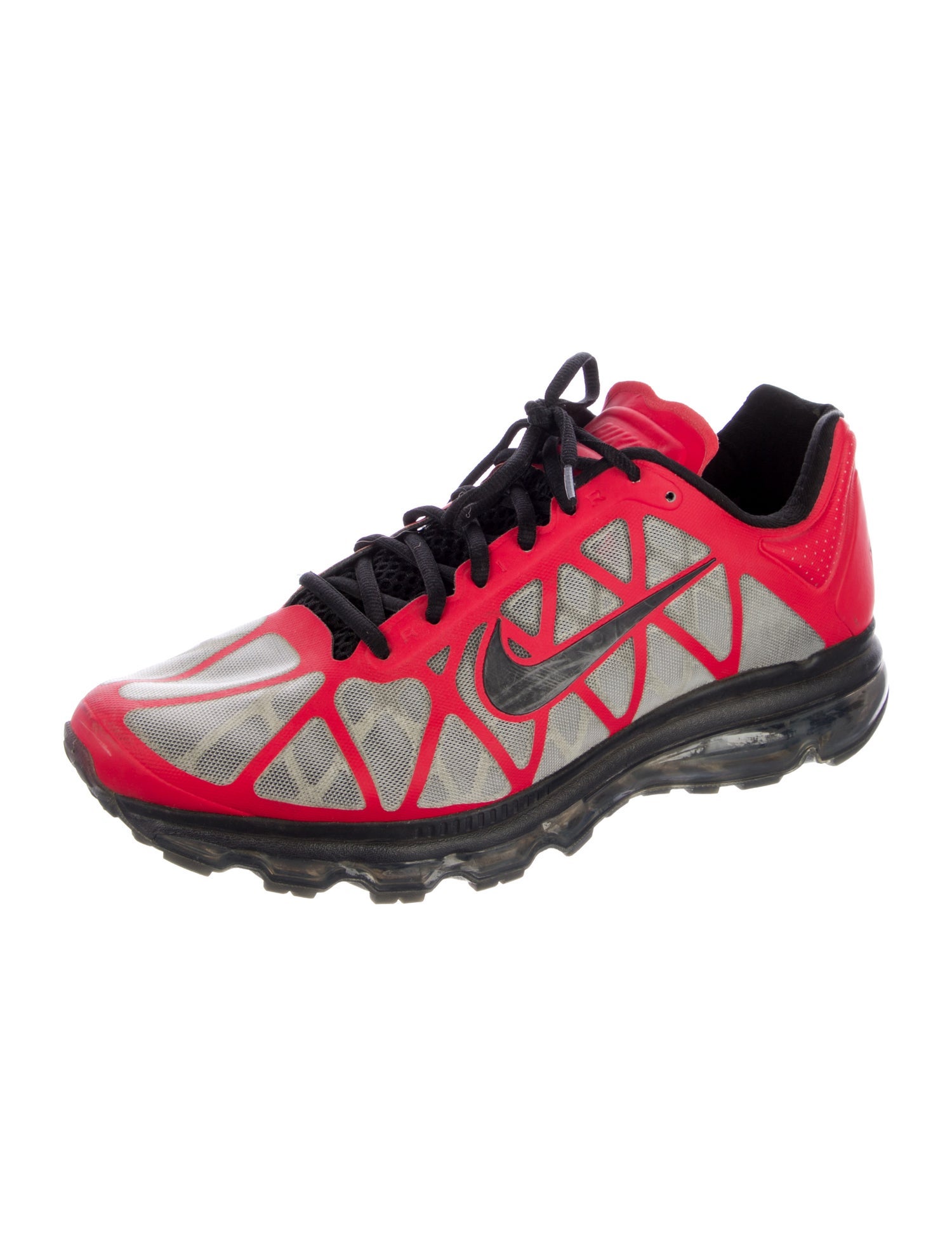 Nike Colorblock Pattern Mesh Accents Athletic Sneakers