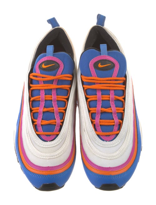 Nike Leather Colorblock Pattern Athletic Sneakers