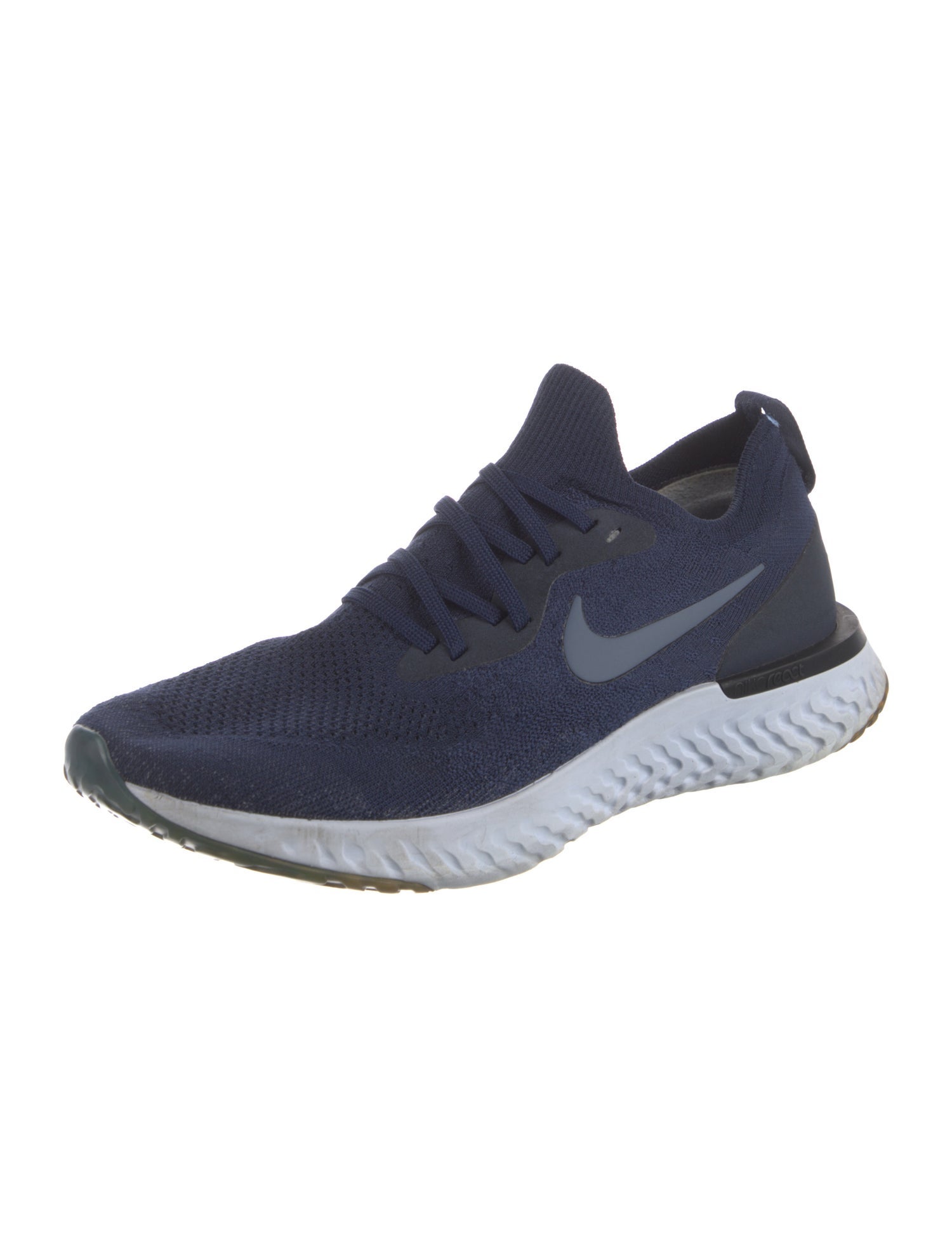 Nike Nike Epic React Flyknit College Navy Diffused Blue Athletic Sneakers