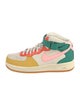 Nike Suede Colorblock Pattern Sneakers