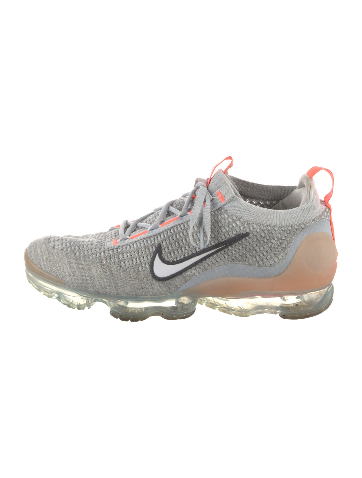 Nike Nike Air VaporMax 2021 FK Grey Fog Bright Mango Athletic Sneakers