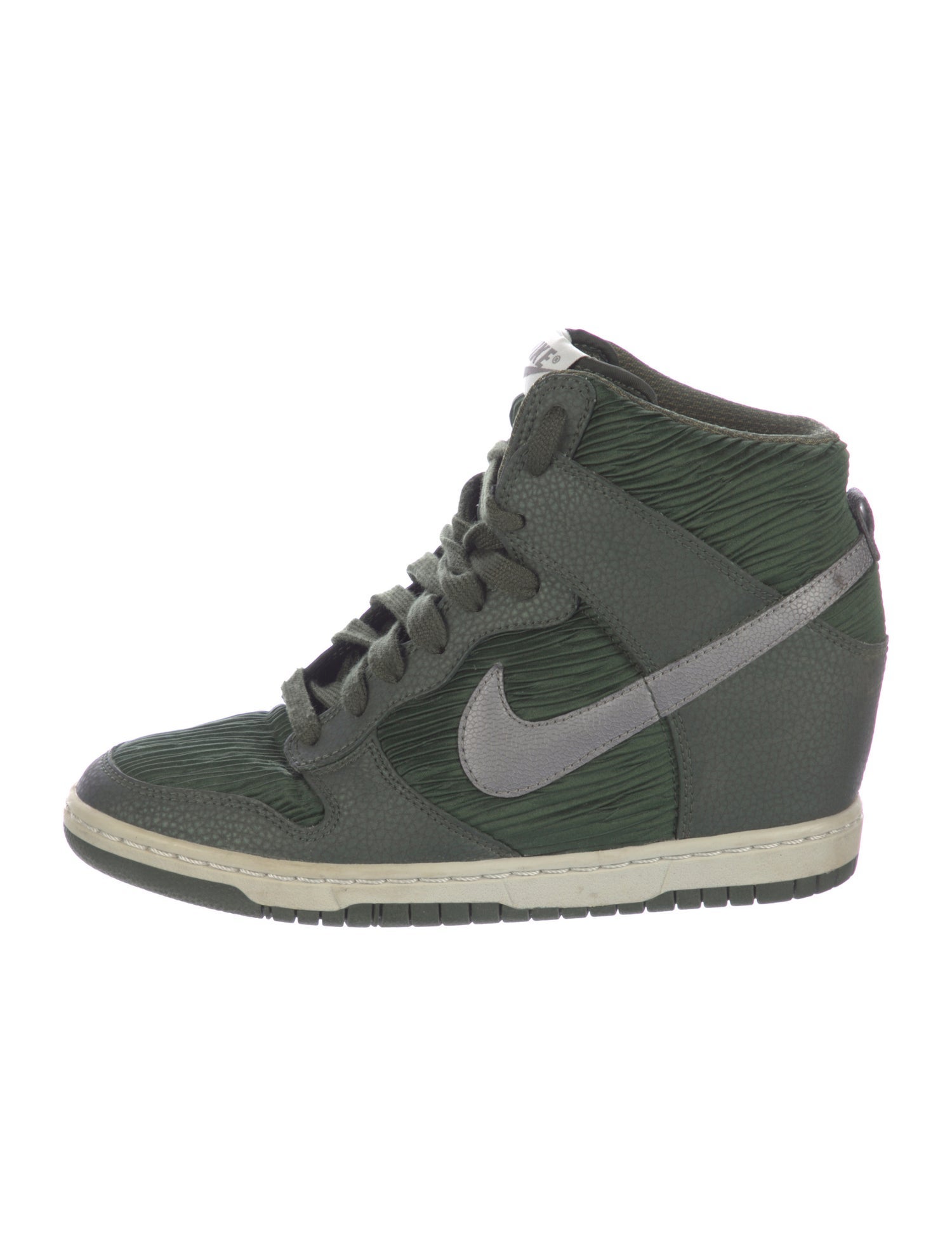 Nike Dunk Sky High 'Carbon Green Silver' Wedge Sneakers