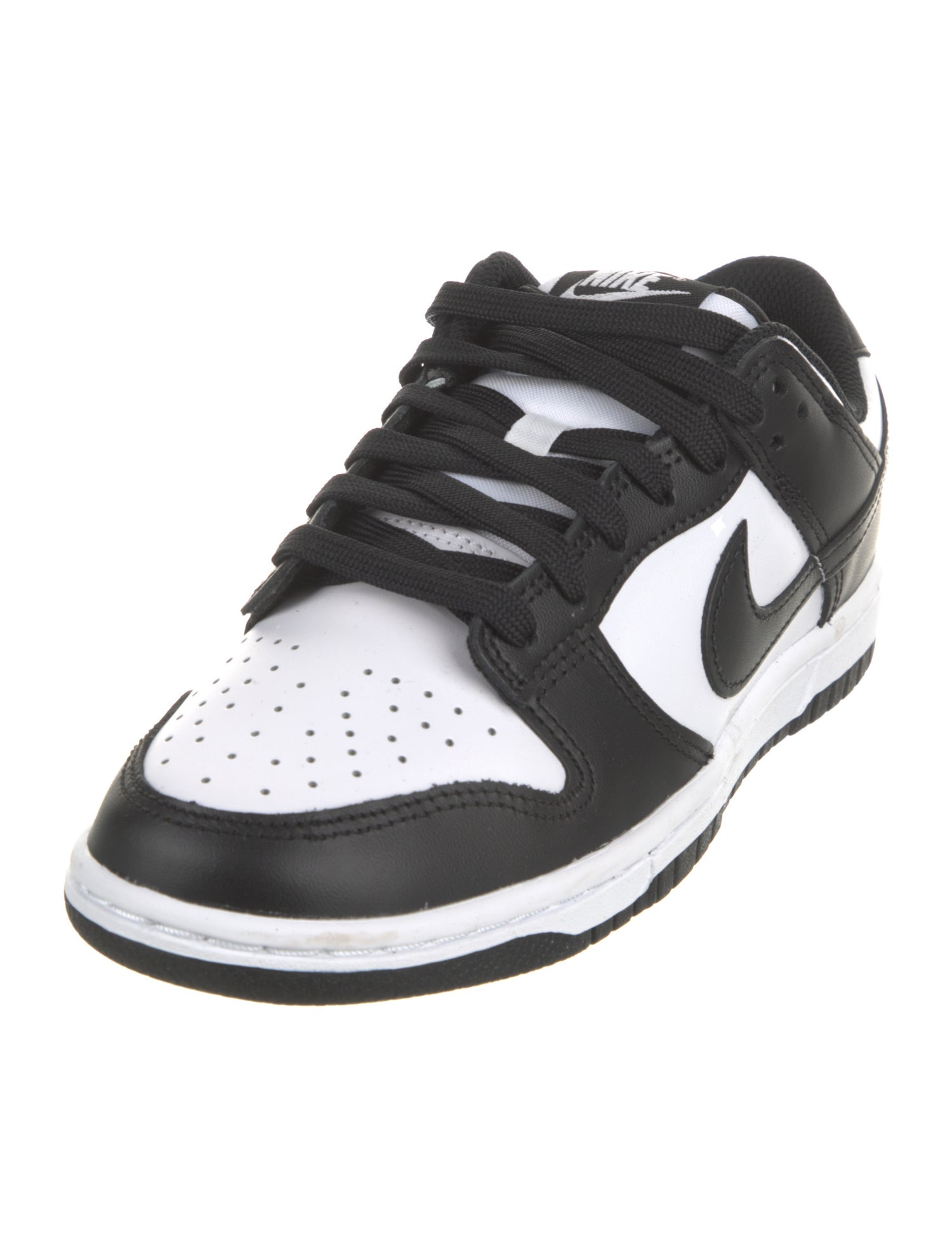 Nike Leather Colorblock Pattern Athletic Sneakers