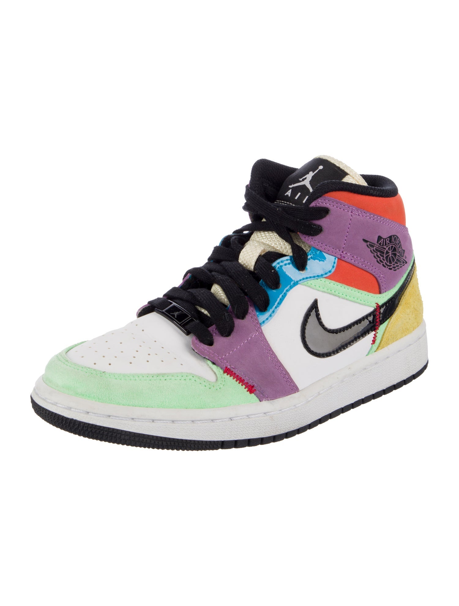 Nike Suede Printed Athletic Sneakers