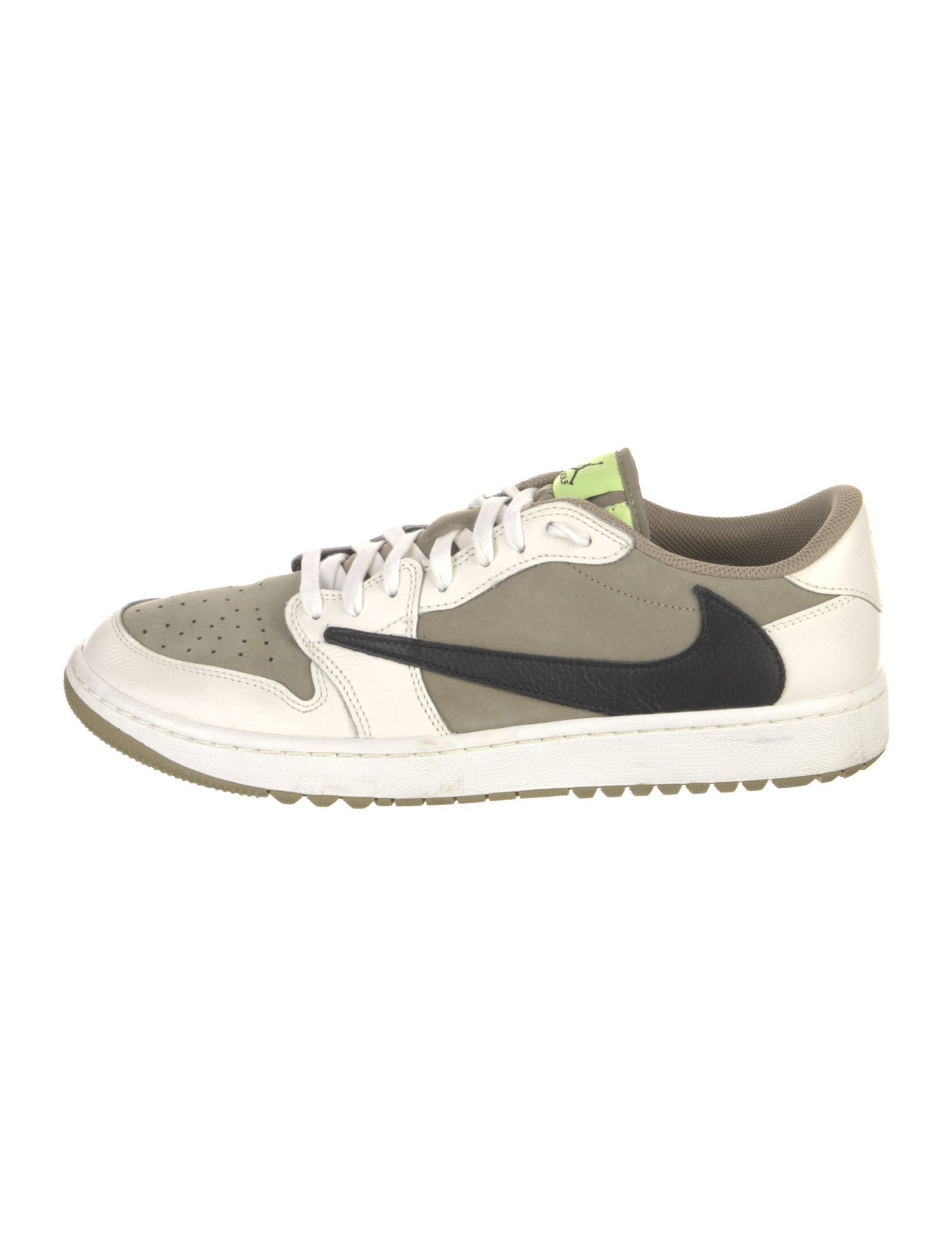 Nike x Travis Scott Jordan 1 Low Golf 'Neutral Olive' Sneakers
