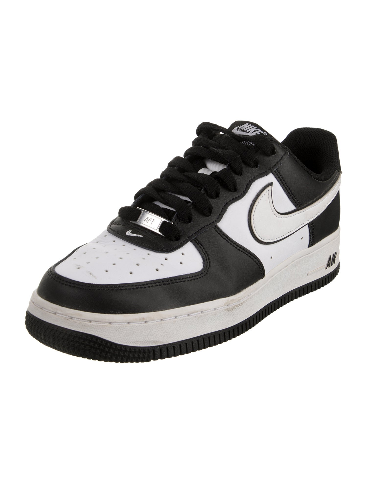 Nike Leather Colorblock Pattern Sneakers