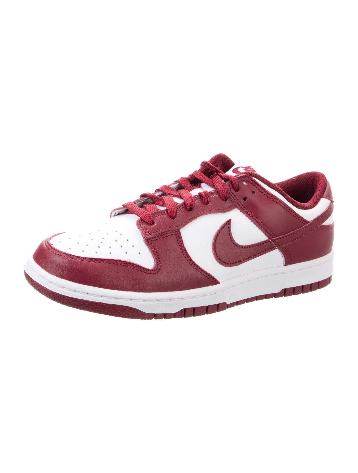 Nike Leather Colorblock Pattern Sneakers