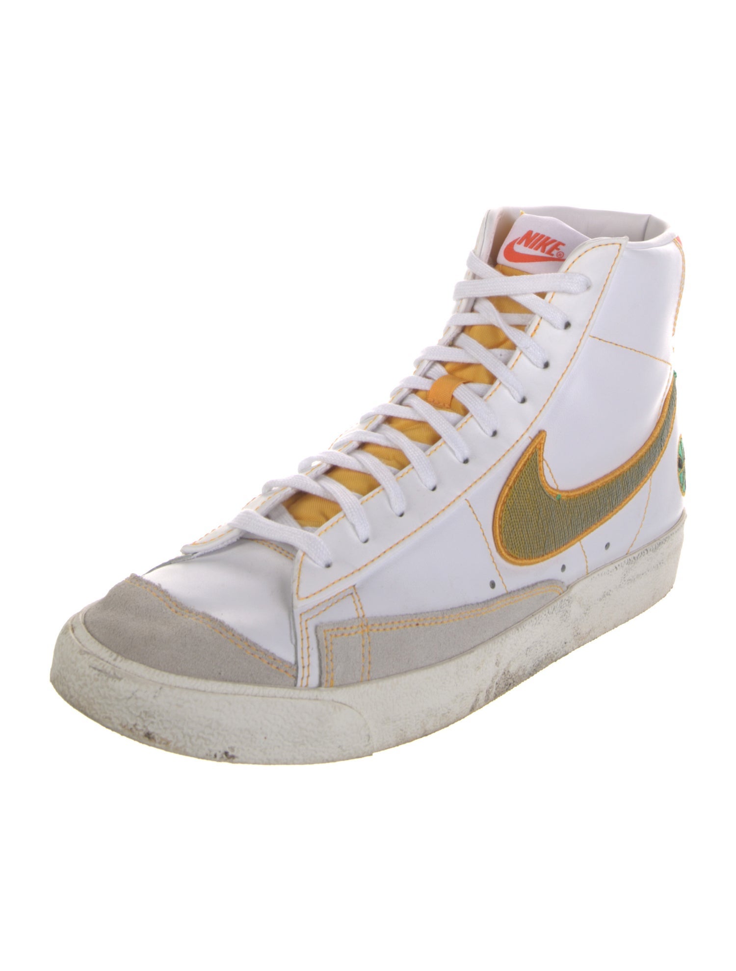 Nike Leather Printed Sneakers