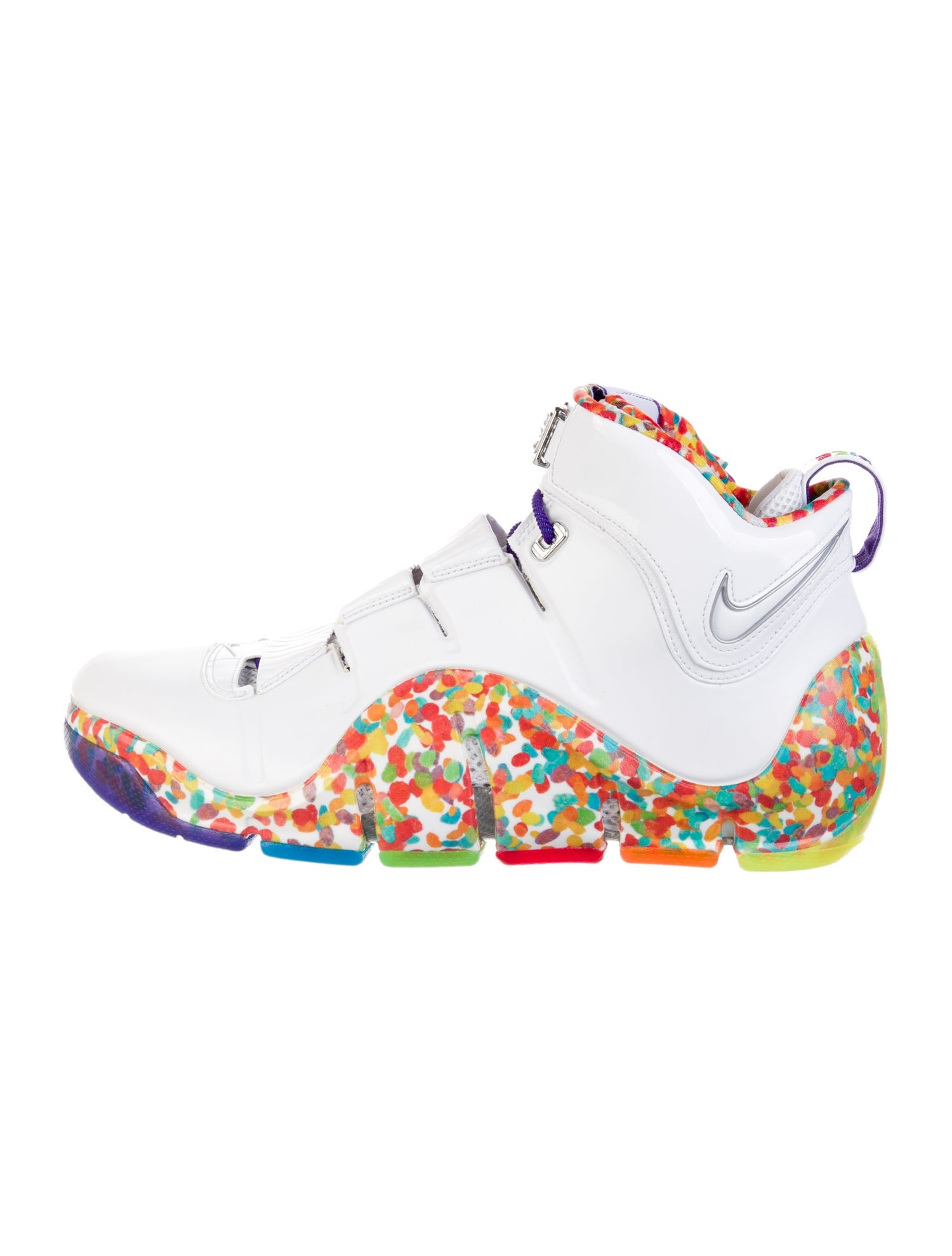 Nike x LeBron Leather Printed Sneakers