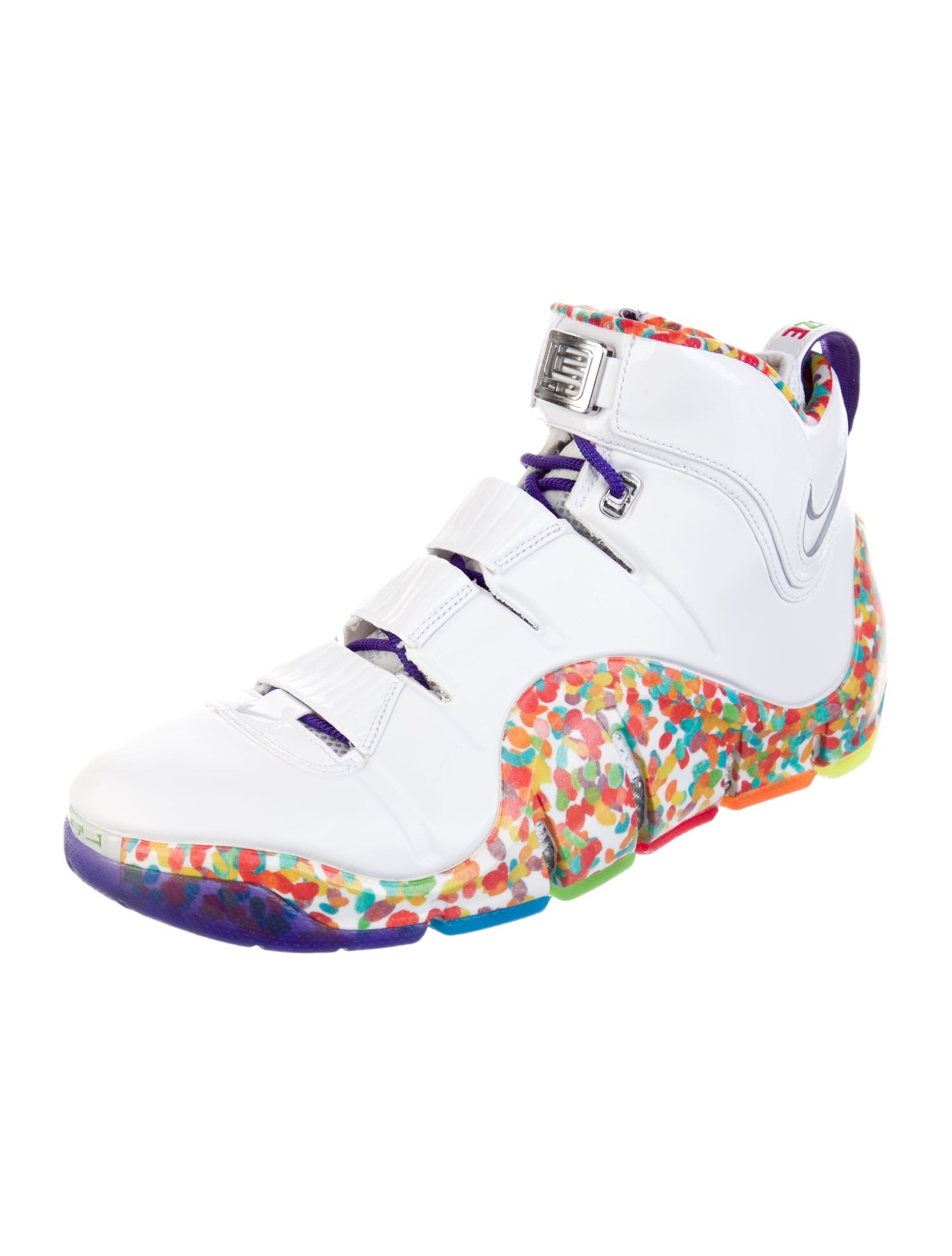 Nike x LeBron Leather Printed Sneakers