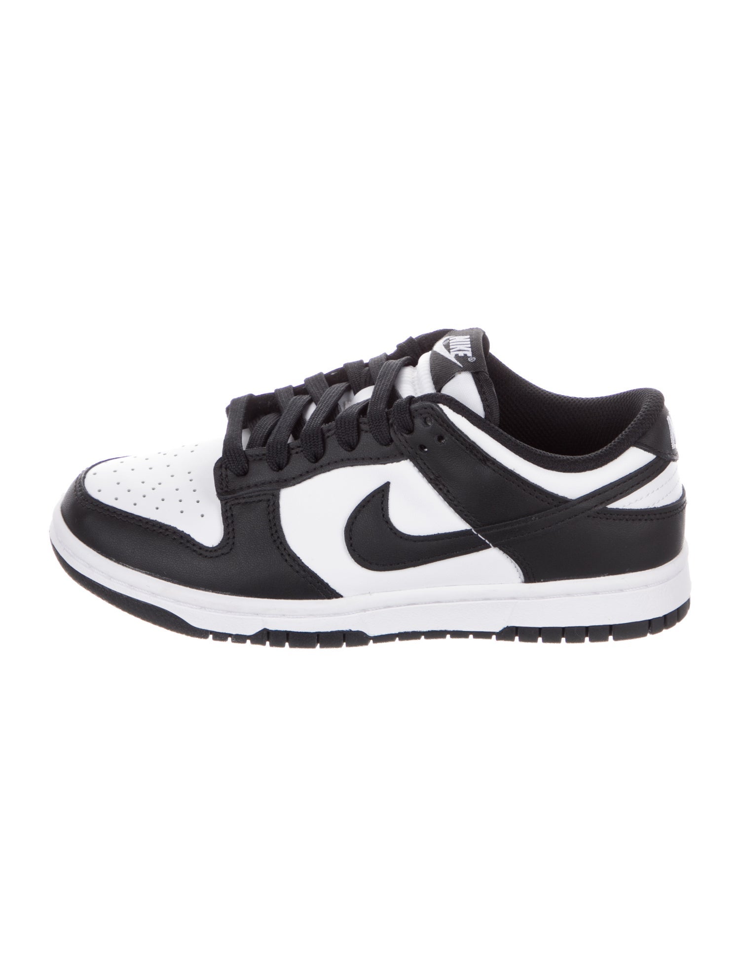 Nike Leather Colorblock Pattern Sneakers