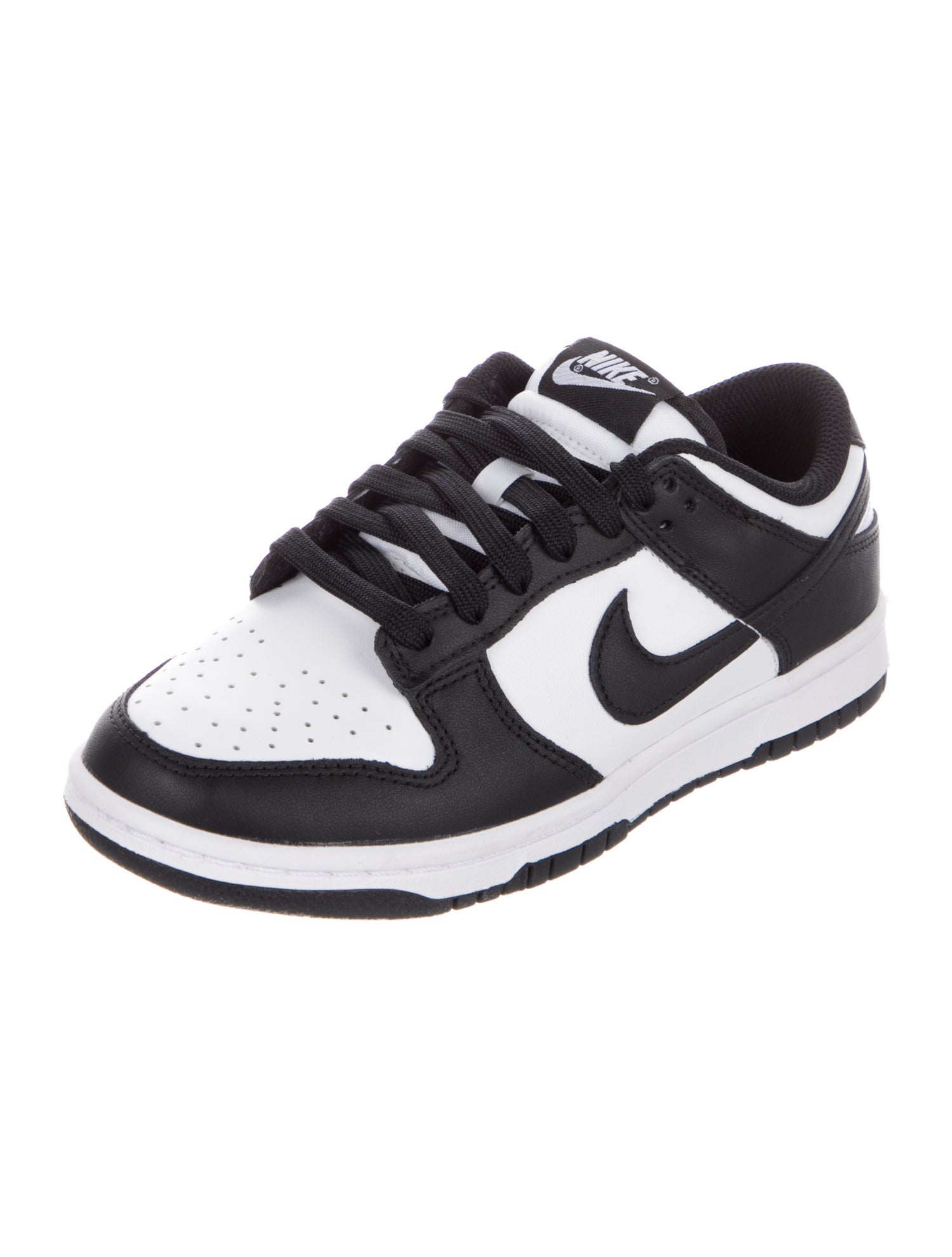 Nike Leather Colorblock Pattern Sneakers