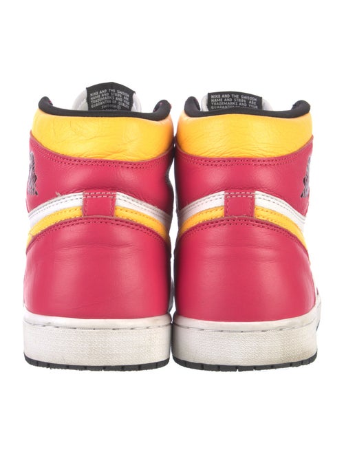 Nike Leather Colorblock Pattern Sneakers