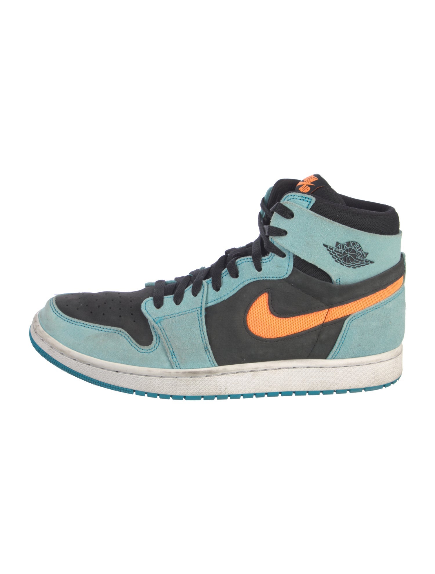 Nike Suede Colorblock Pattern Sneakers