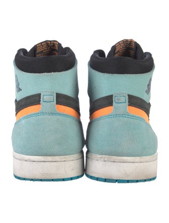Nike Suede Colorblock Pattern Sneakers
