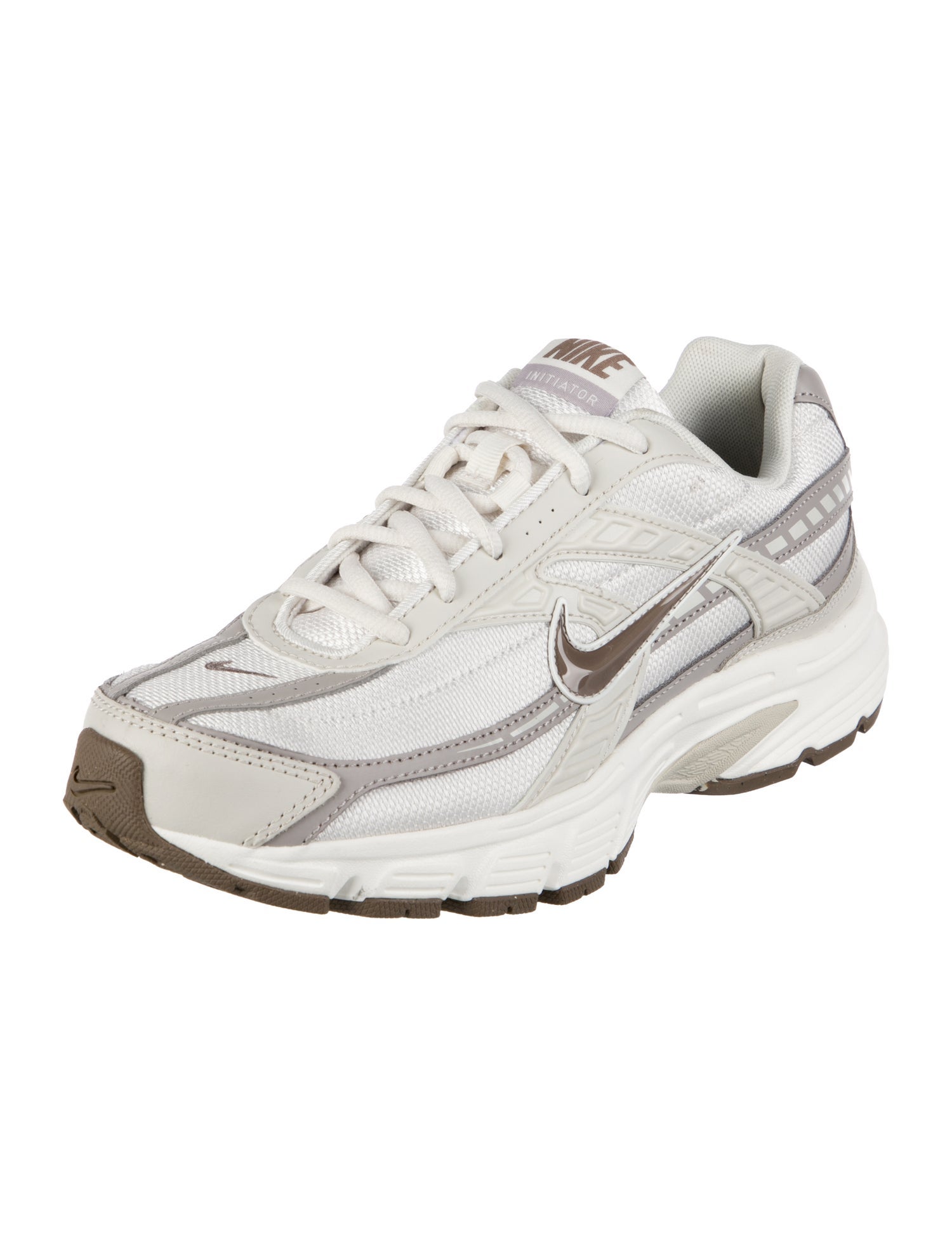 Nike Mesh Leather Trim Embellishment Chunky Sneakers