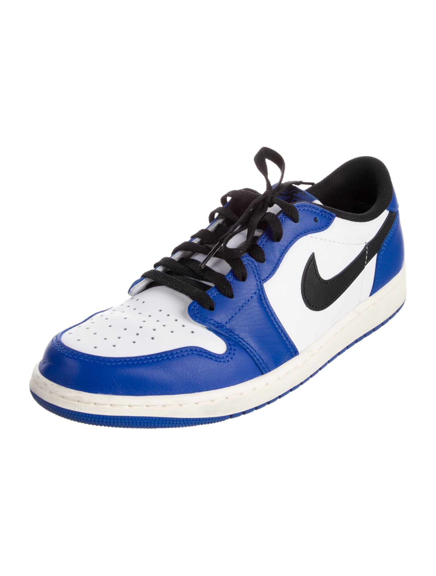 Nike Leather Colorblock Pattern Sneakers
