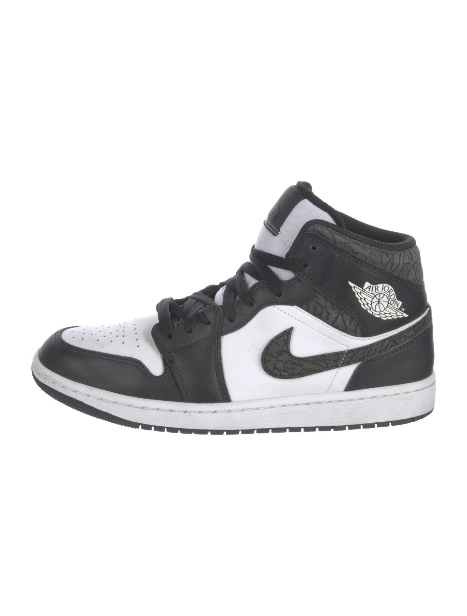 Nike Air Jordan 1 Mid SE "Panda Elephant." Sneakers