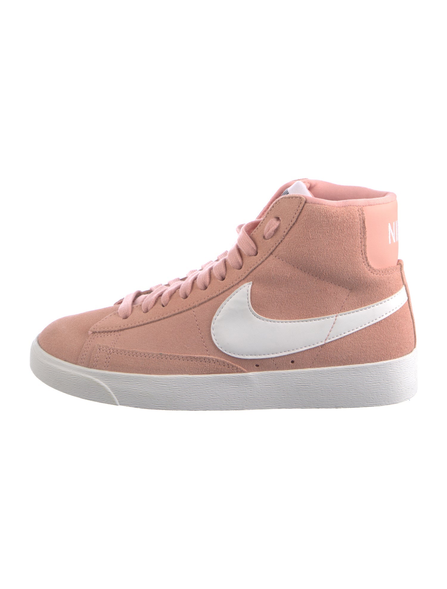 Nike Suede Colorblock Pattern Sneakers