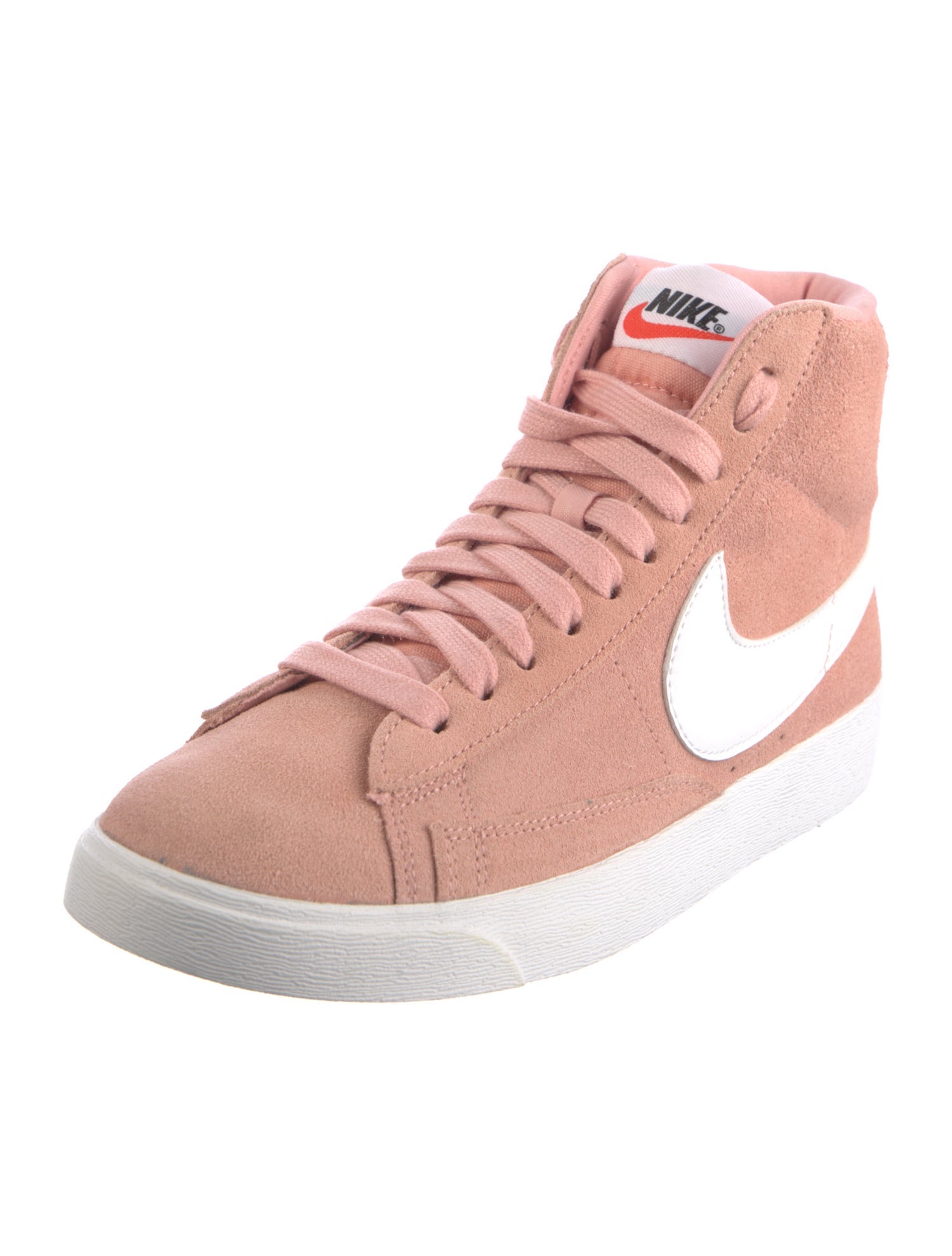 Nike Suede Colorblock Pattern Sneakers