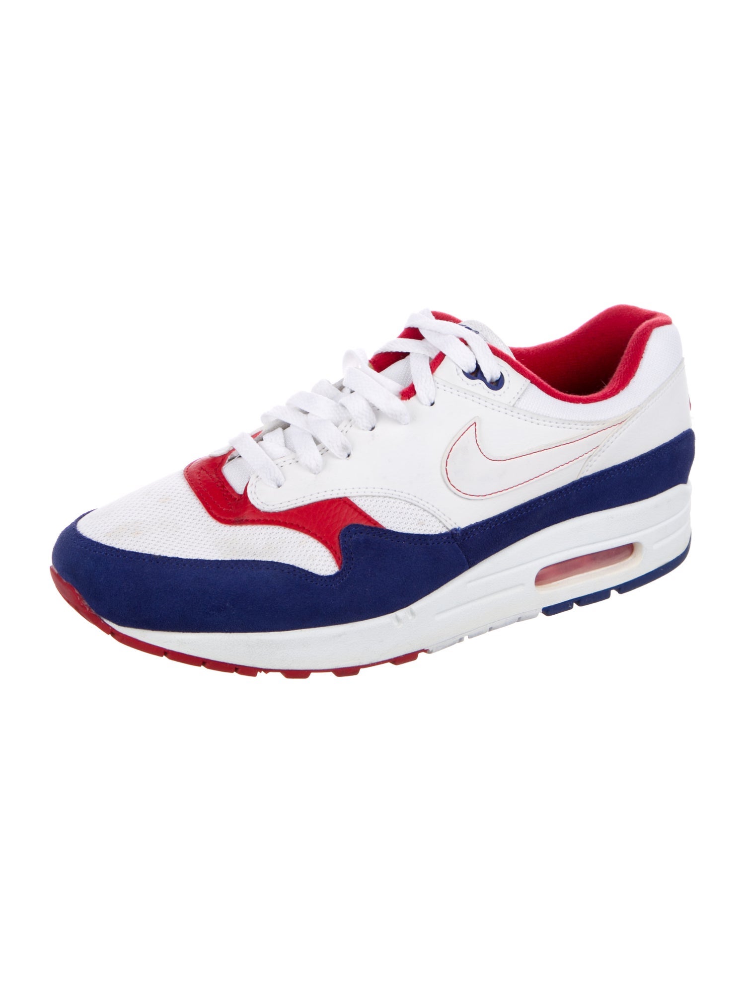 Nike Suede Colorblock Pattern Sneakers