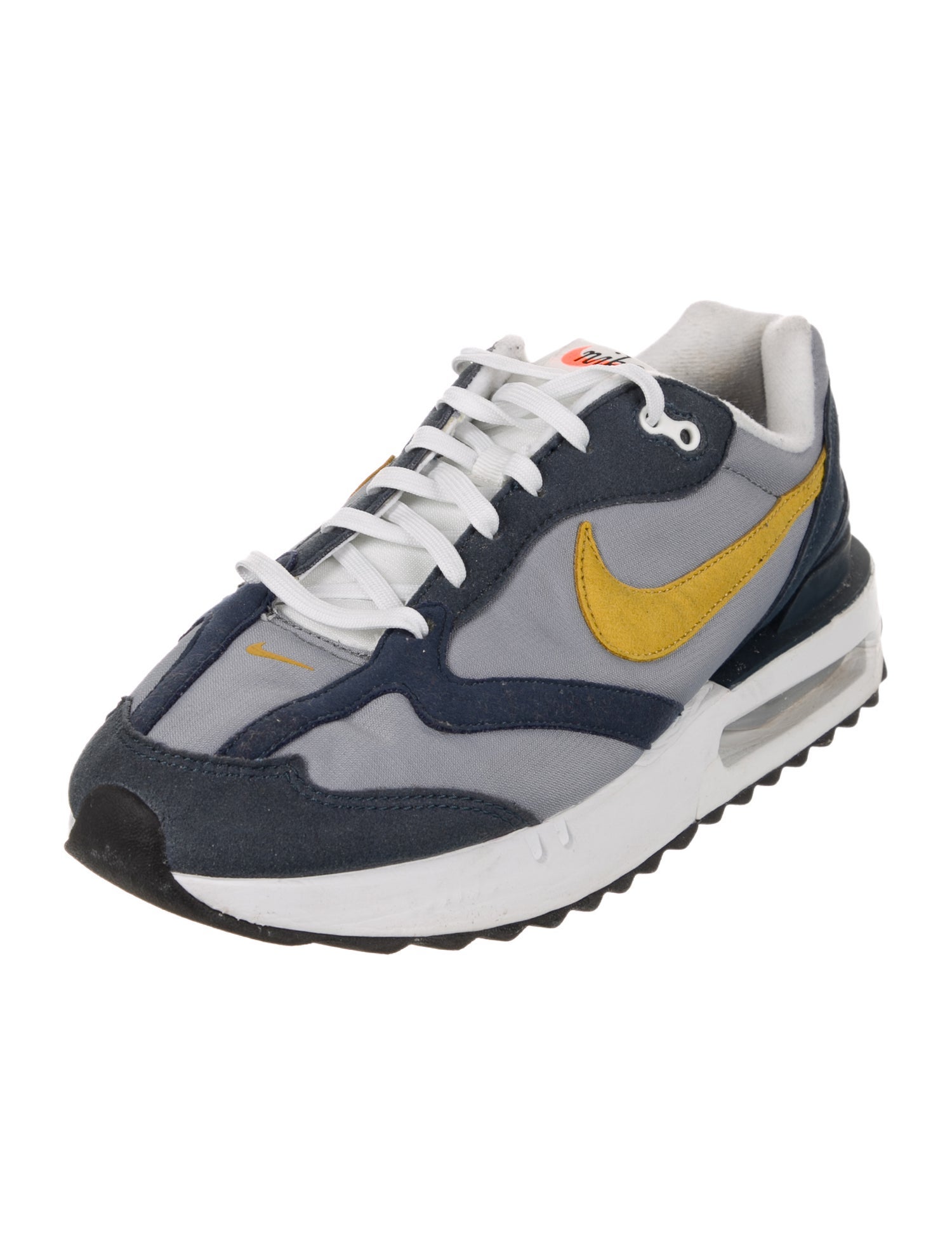 Nike Suede Colorblock Pattern Sneakers