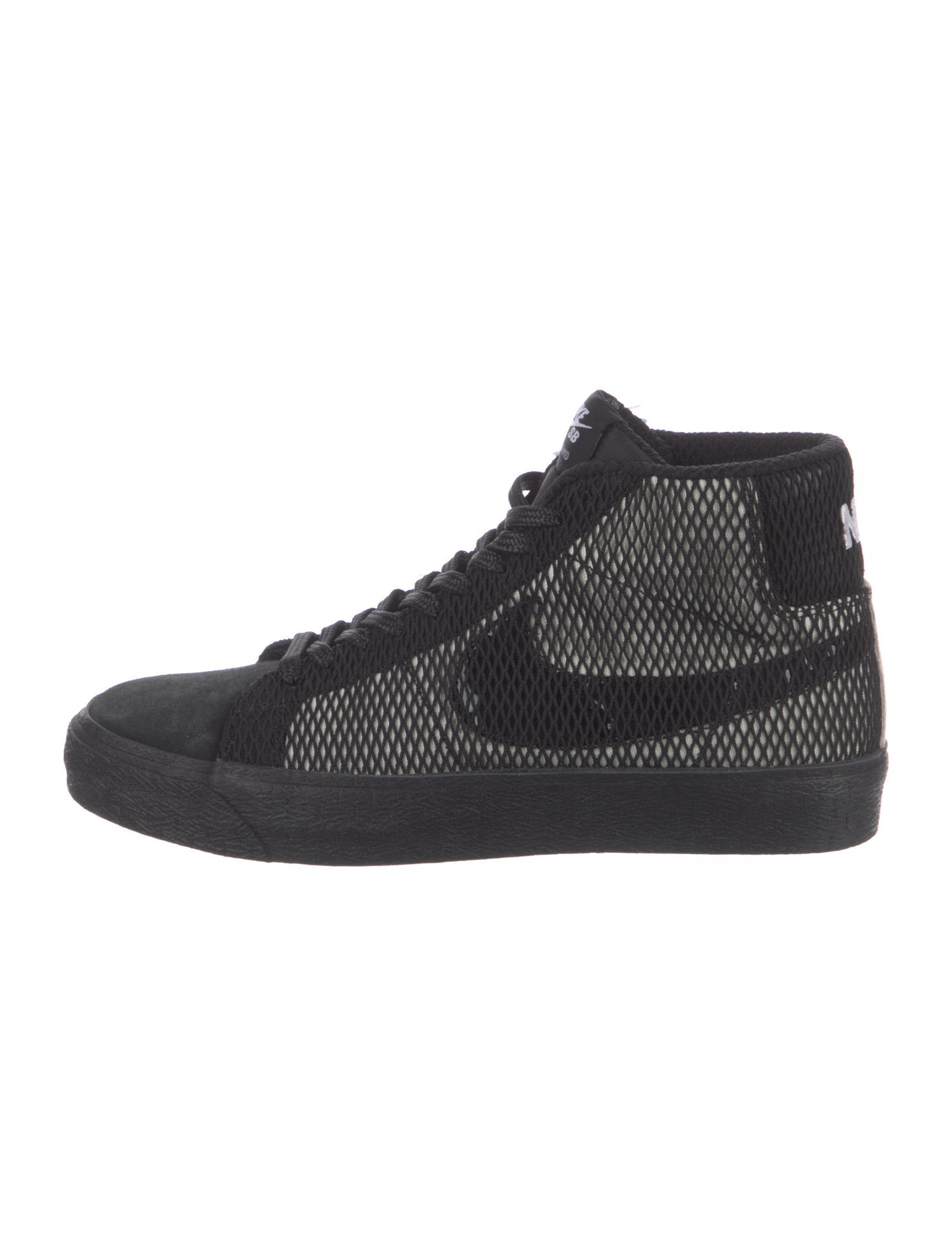 Nike SB Zoom Blazer Mid PRM 'Black Netting' Sneakers
