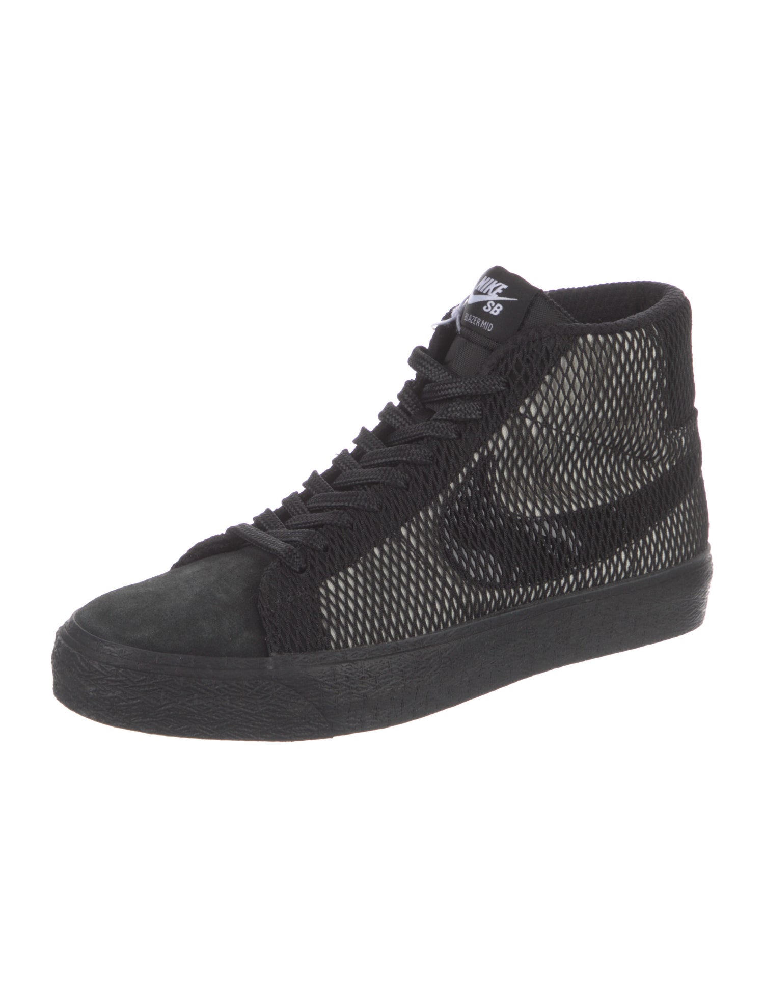Nike SB Zoom Blazer Mid PRM 'Black Netting' Sneakers
