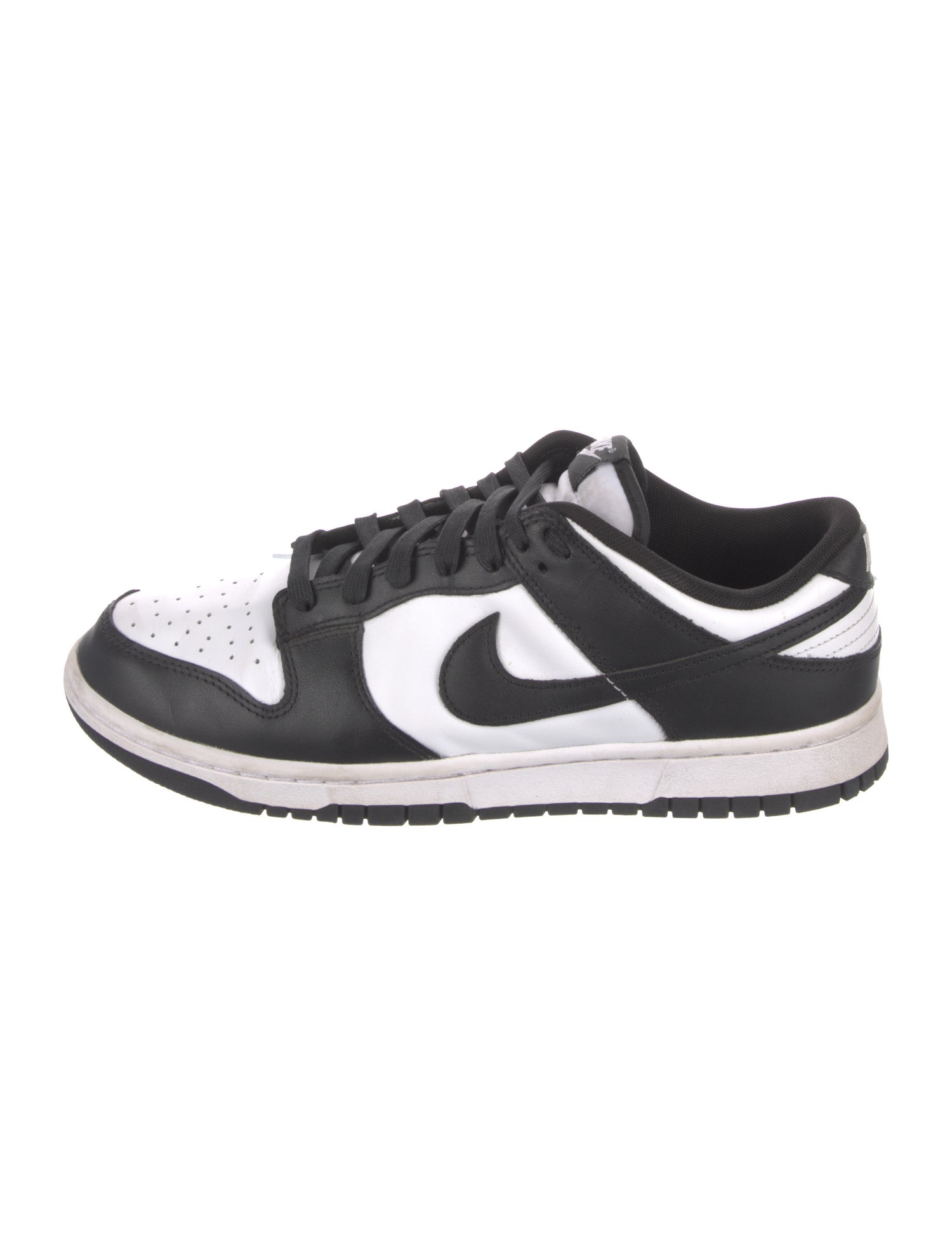 Nike Leather Colorblock Pattern Sneakers