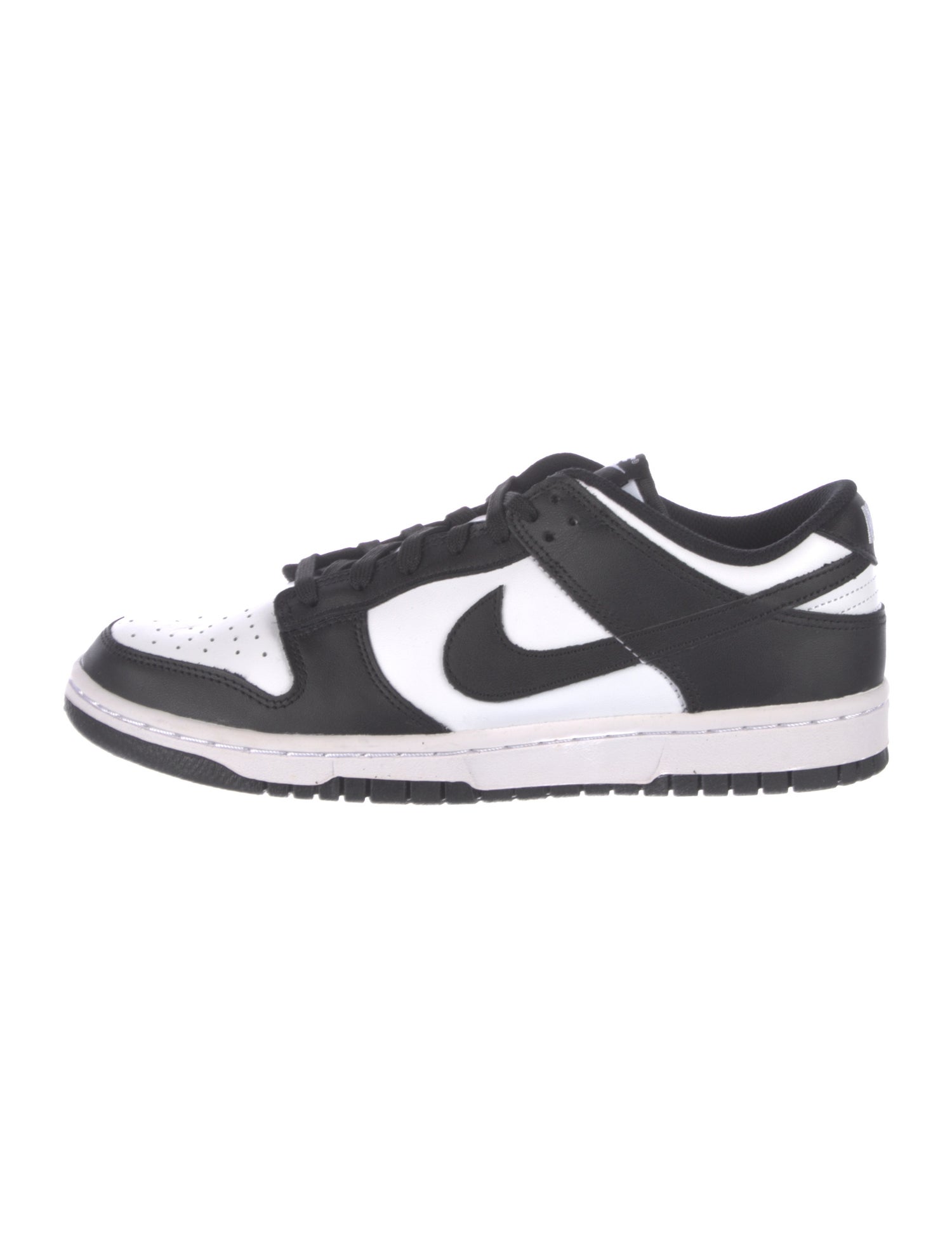 Nike Leather Colorblock Pattern Athletic Sneakers