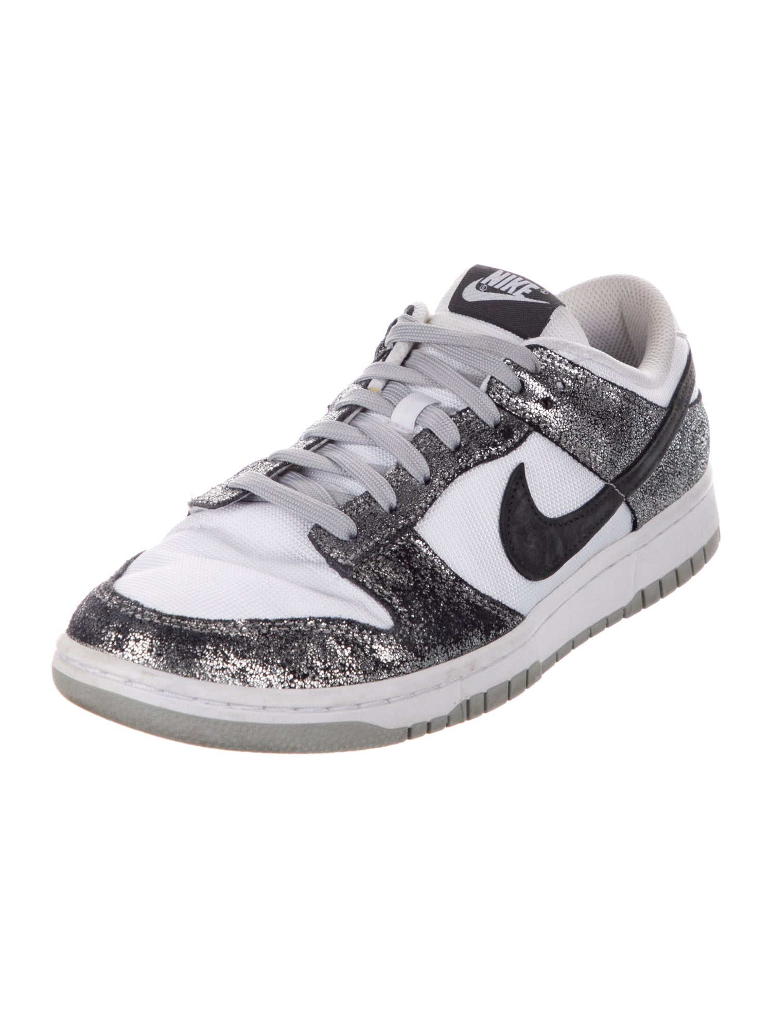 Nike Leather Colorblock Pattern Athletic Sneakers