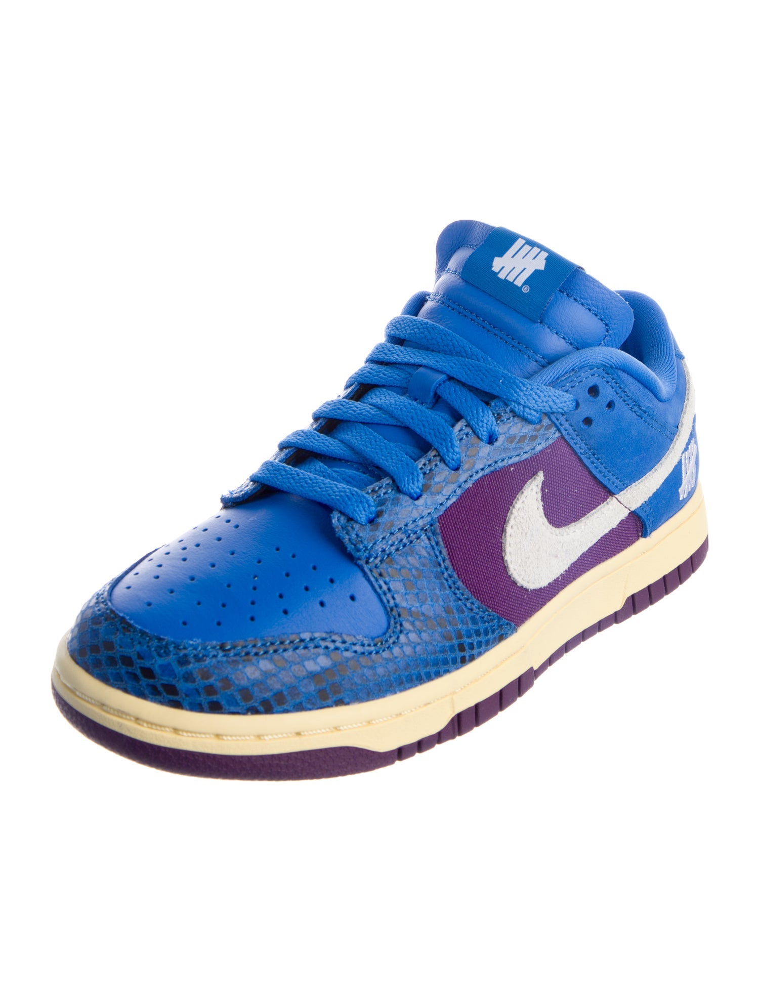 Nike Leather Colorblock Pattern Sneakers