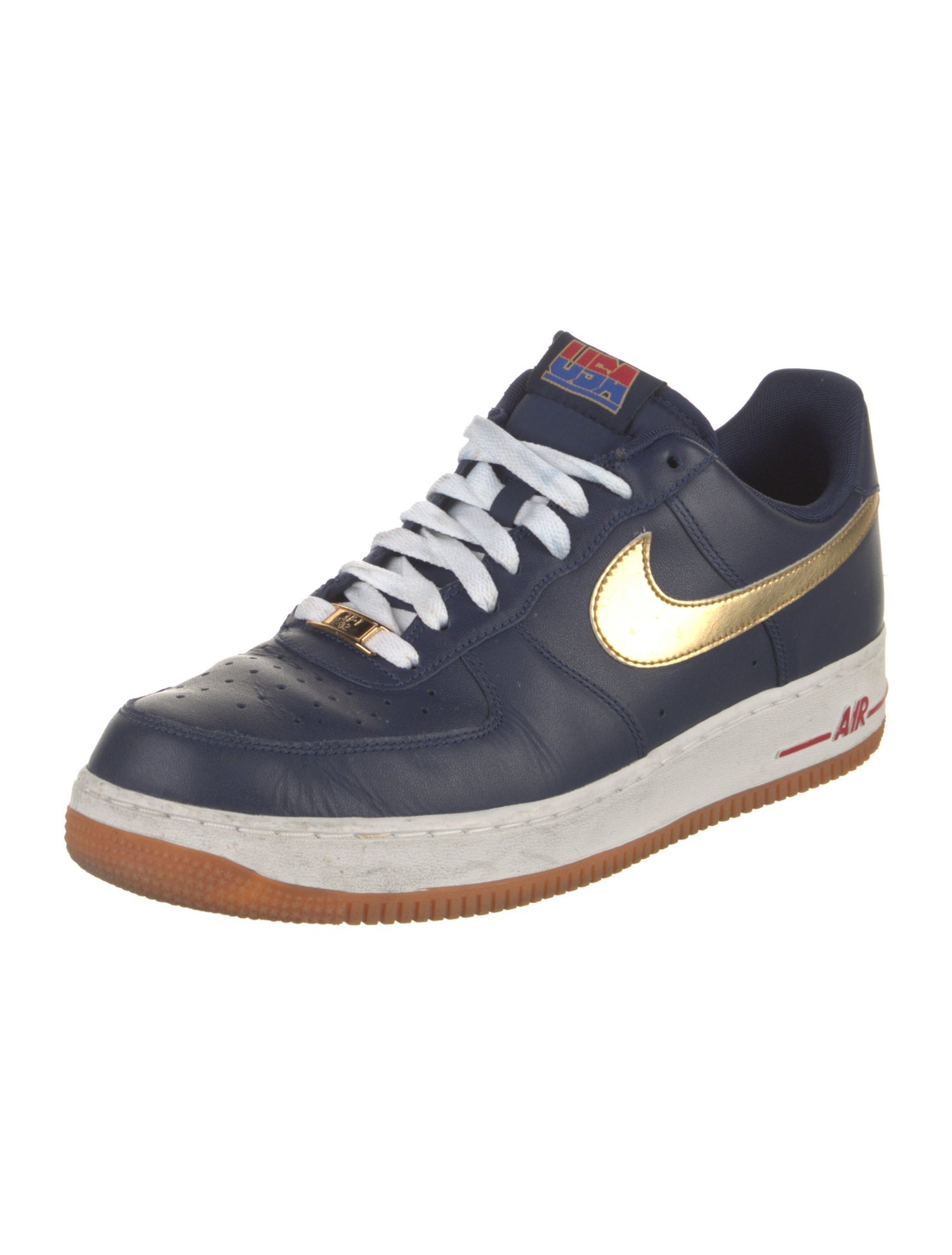 Nike Leather Printed Sneakers