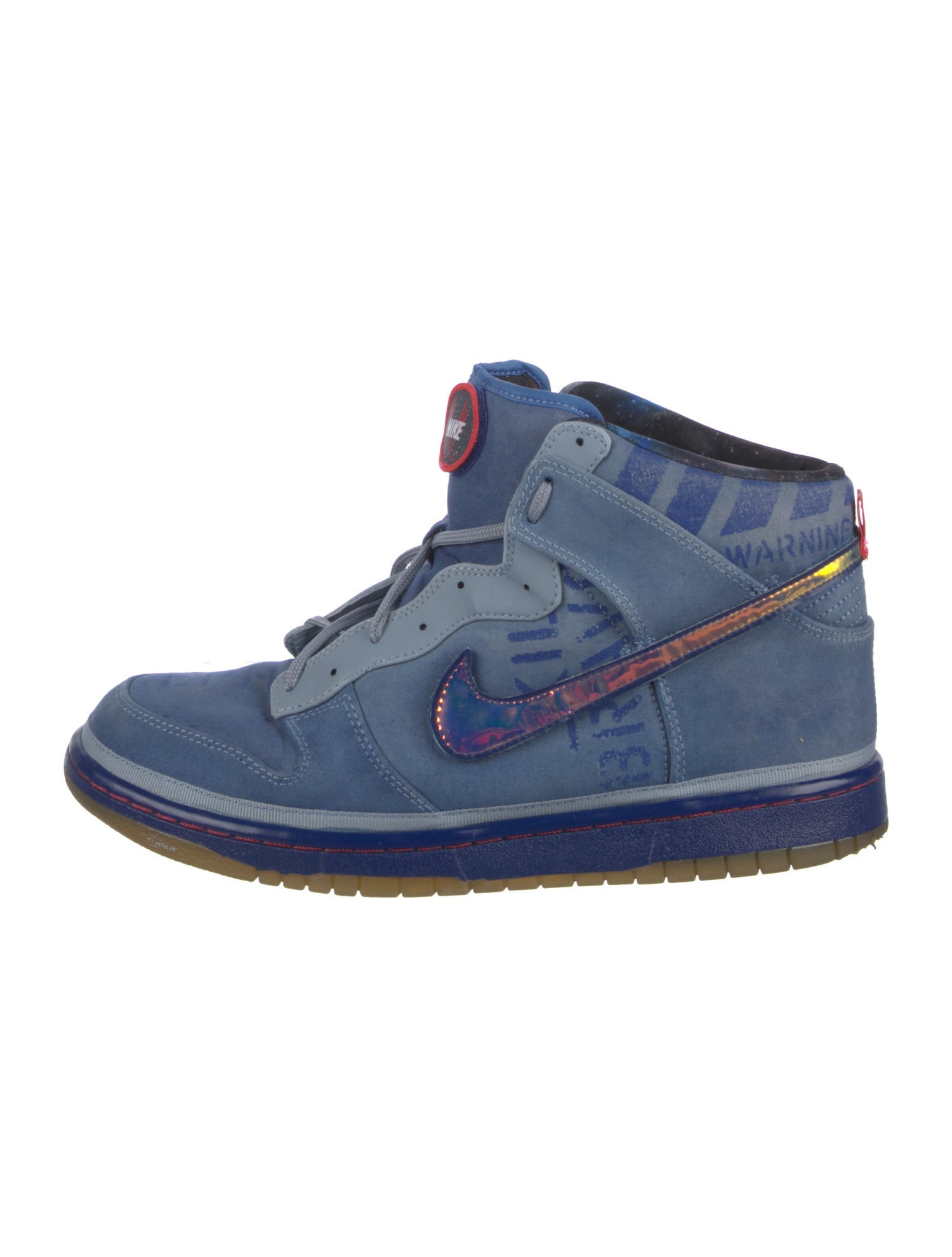 Nike Suede Printed Wedge Sneakers