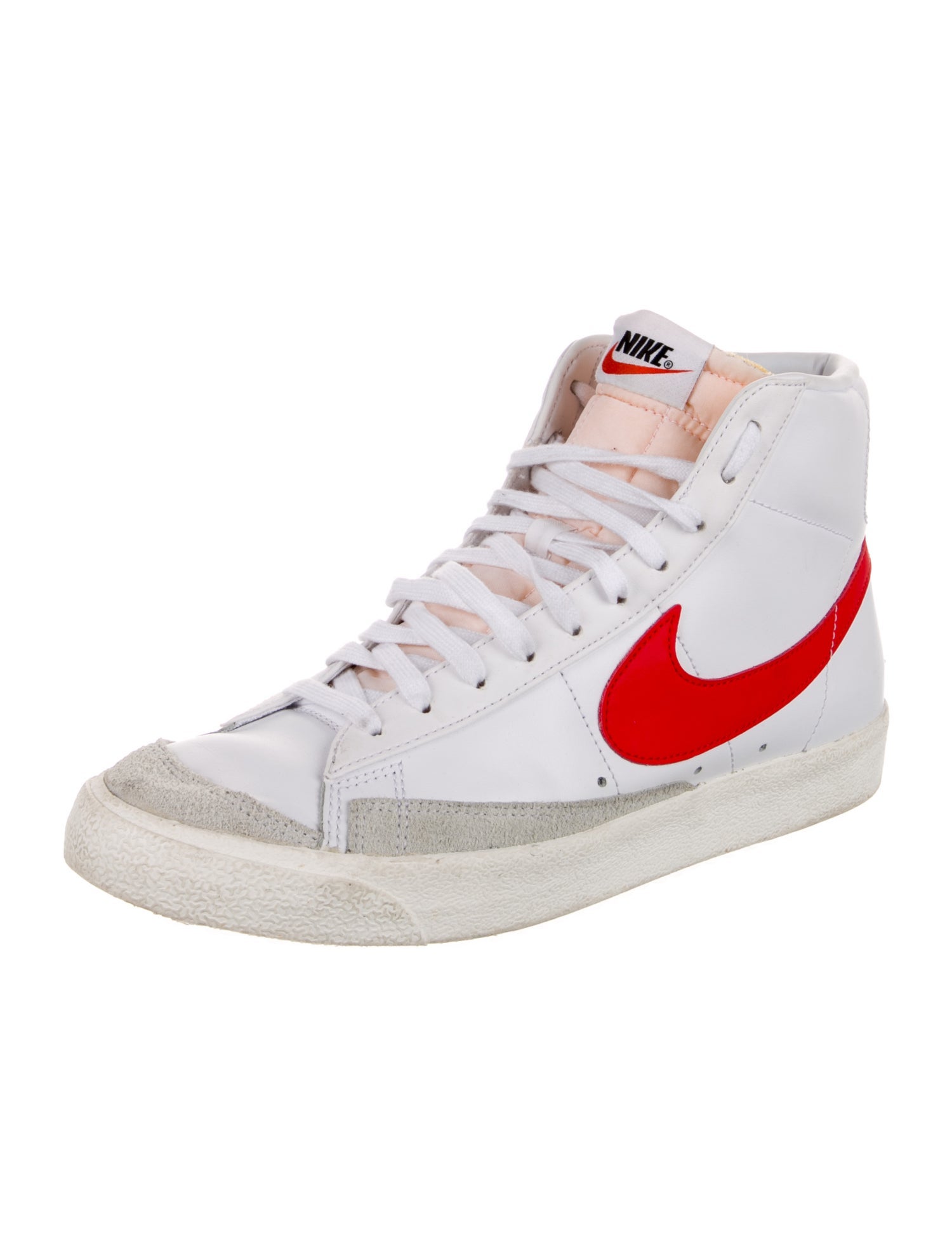 Nike Leather Leather Trim Embellishment Sneakers