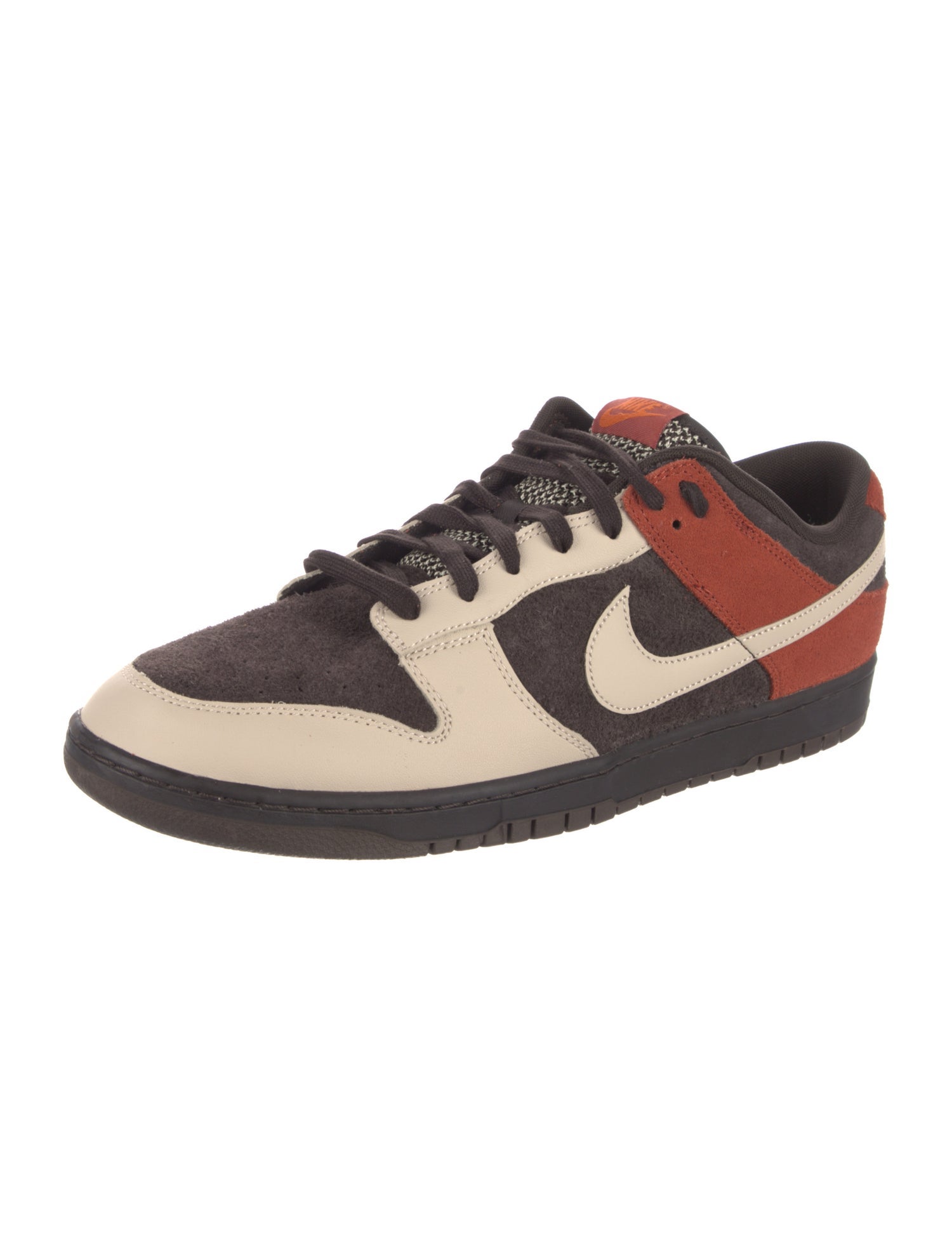 Nike Suede Colorblock Pattern Sneakers