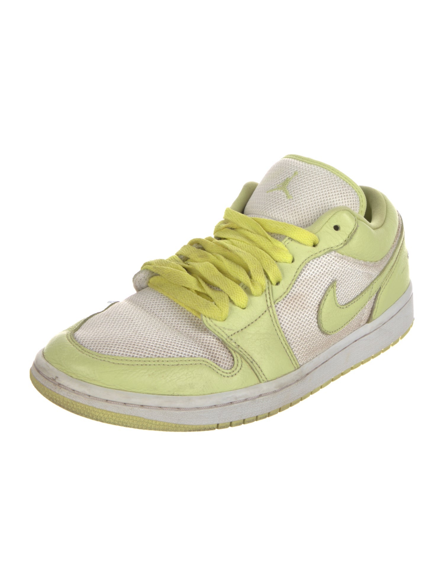 Nike Leather Colorblock Pattern Athletic Sneakers
