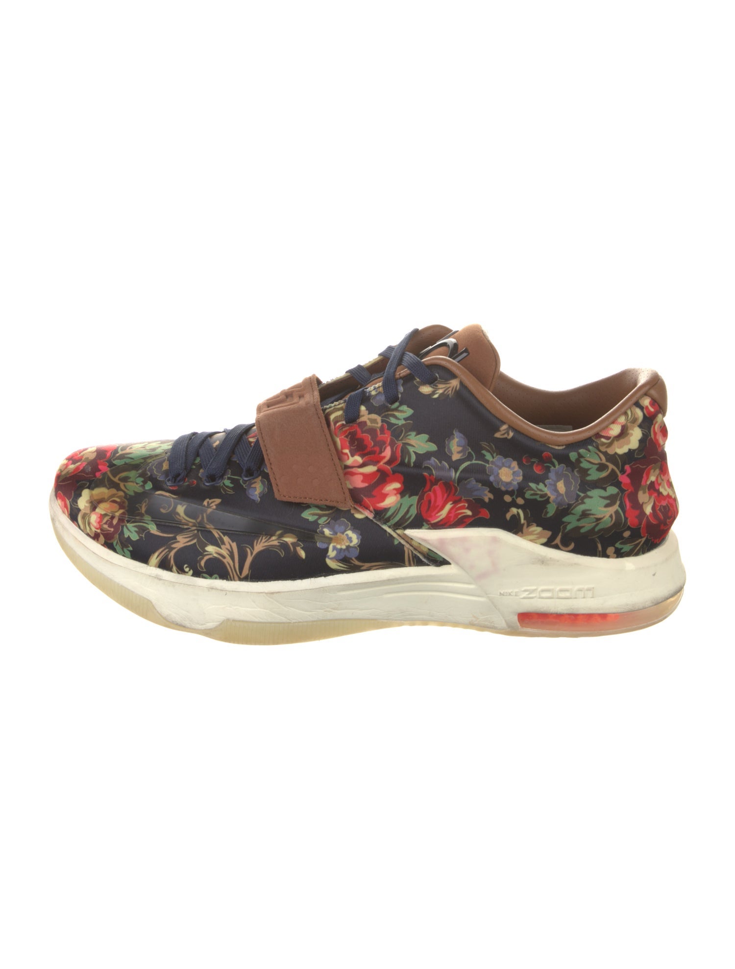 Nike Leather Floral Print Sneakers
