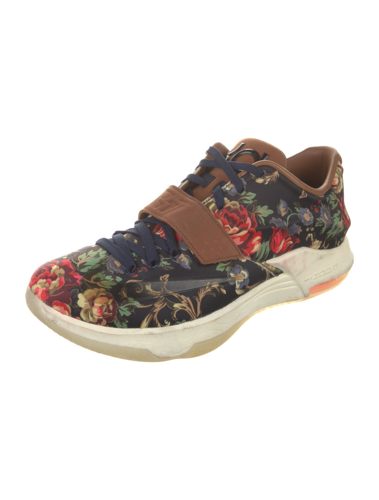 Nike Leather Floral Print Sneakers
