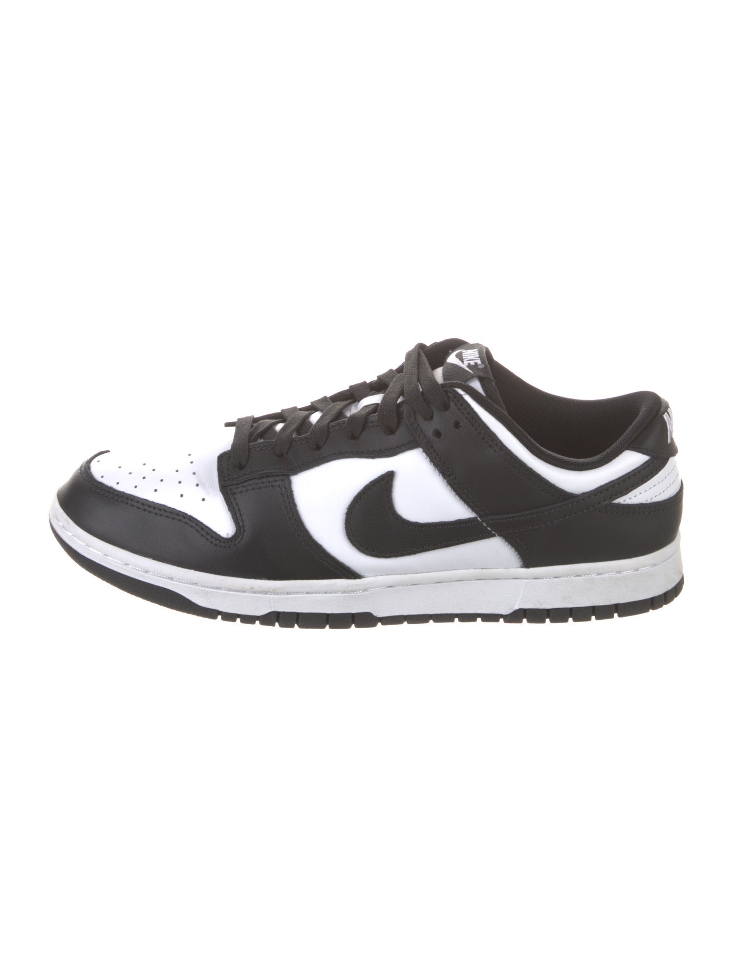 Nike Leather Colorblock Pattern Athletic Sneakers