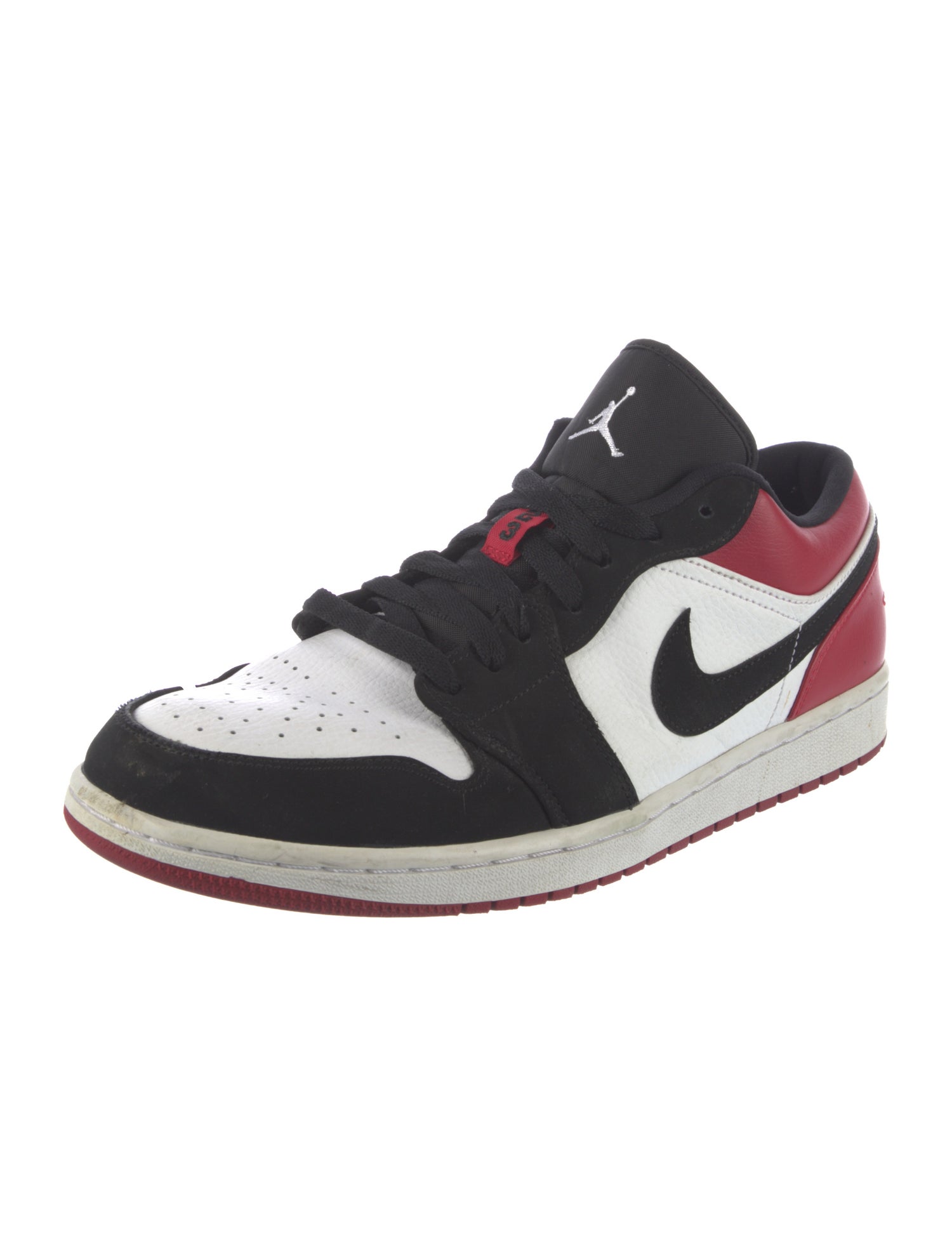 Nike Leather Colorblock Pattern Athletic Sneakers