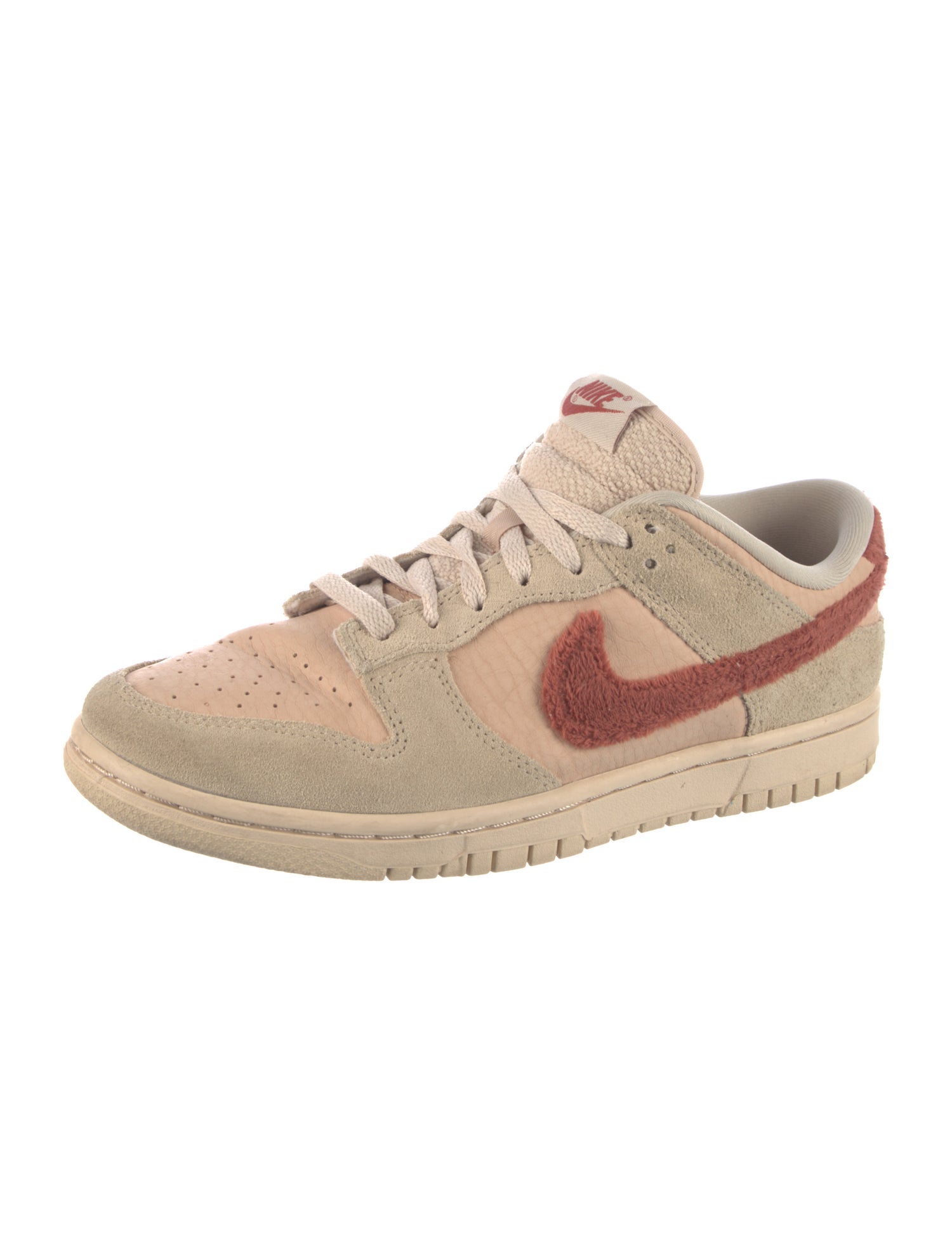 Nike Suede Colorblock Pattern Sneakers