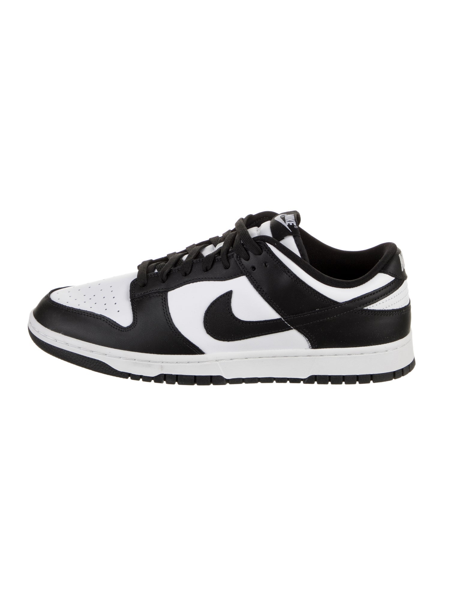 Nike Leather Colorblock Pattern Athletic Sneakers